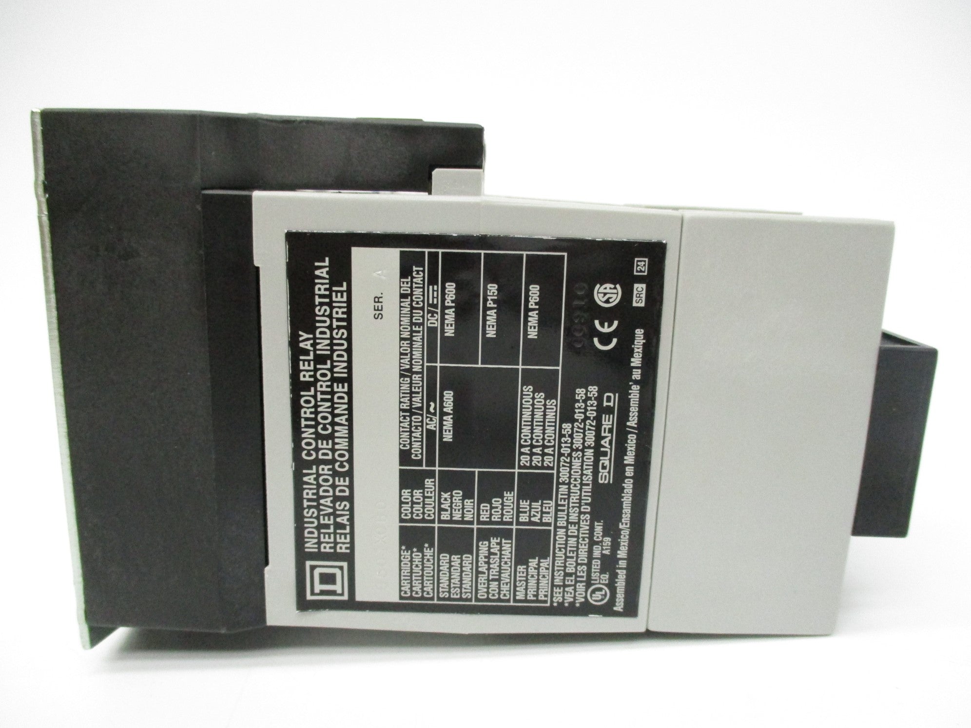 SQUARE D 8501XO80V02 SER. A 110/120V 20A NSMP