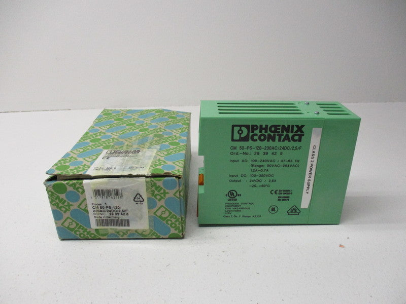 PHOENIX CONTACT CM50-PS-120-230AC/24DC/2.5/F  NSMP