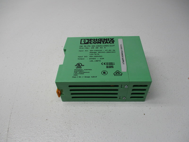 PHOENIX CONTACT CM50-PS-120-230AC/24DC/2.5/F  NSMP