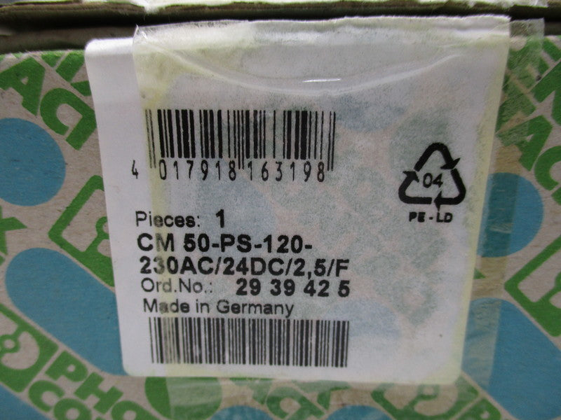 PHOENIX CONTACT CM50-PS-120-230AC/24DC/2.5/F  NSMP