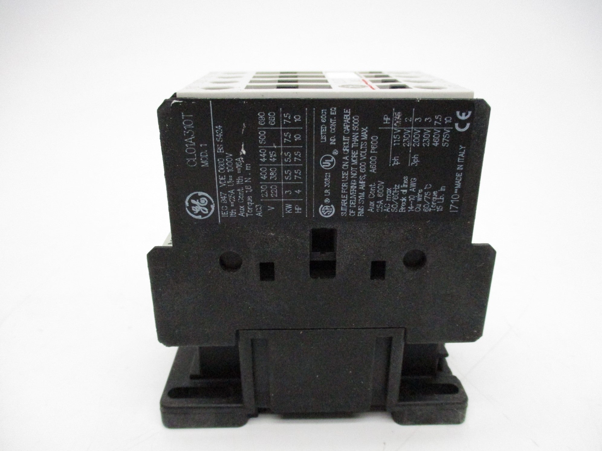 GENERAL ELECTRIC CL01A310TJ 110/120V 25A NSMP