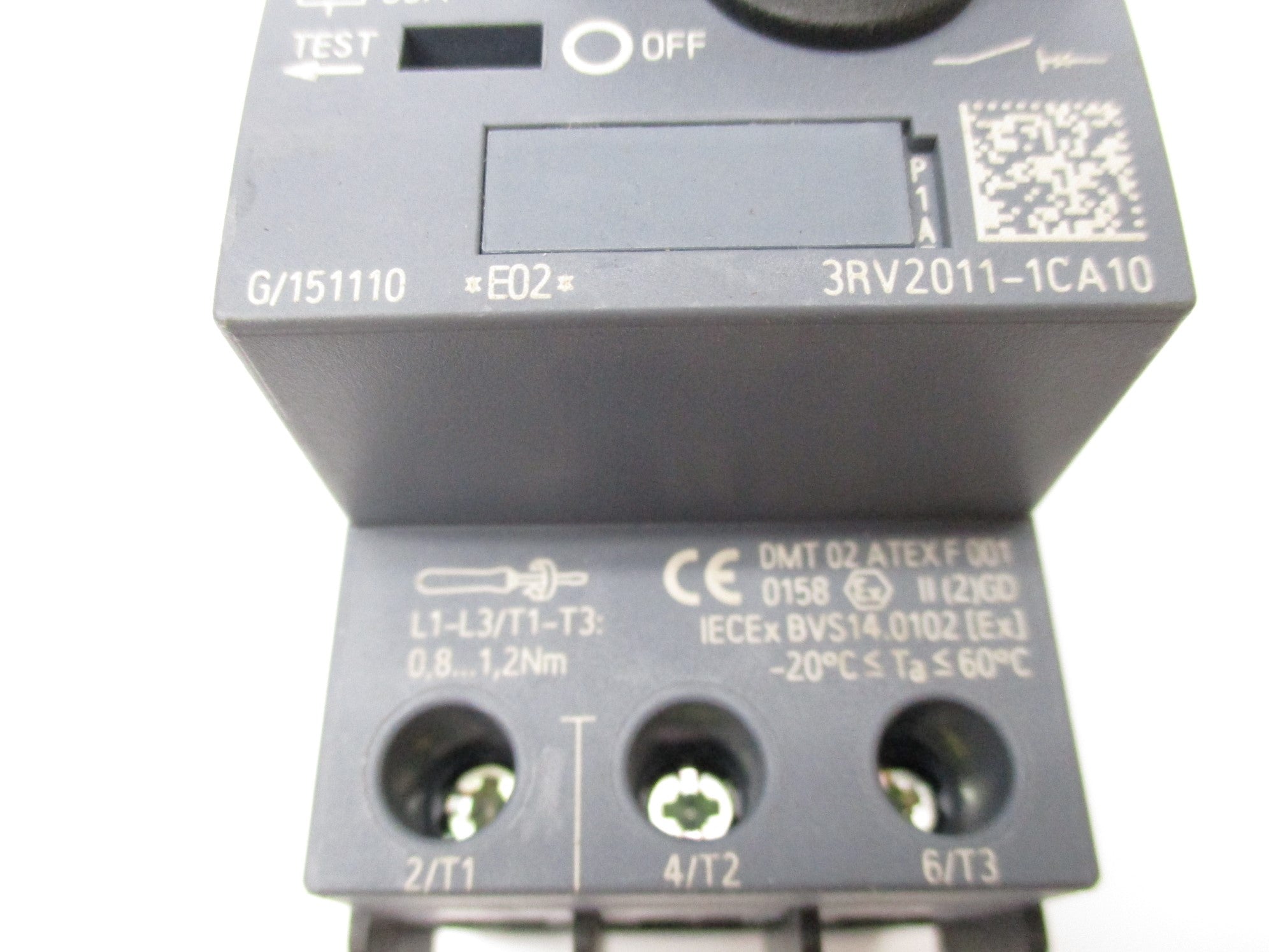 SIEMENS 3RV2011-1CA10 600V 1.8-2.5A NSNP