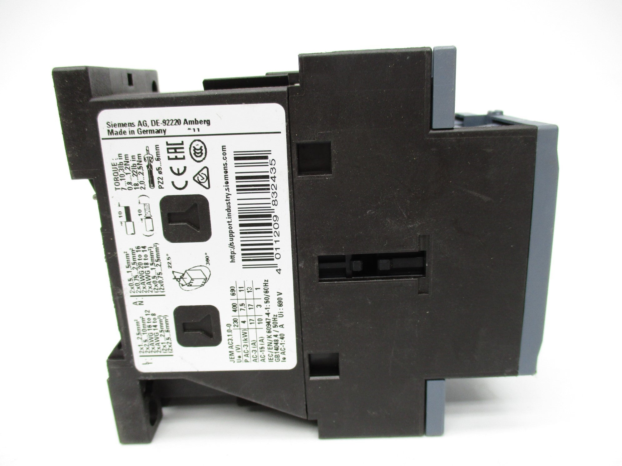 SIEMENS 3RT2025-1AK60 110/120V 60A NSNP