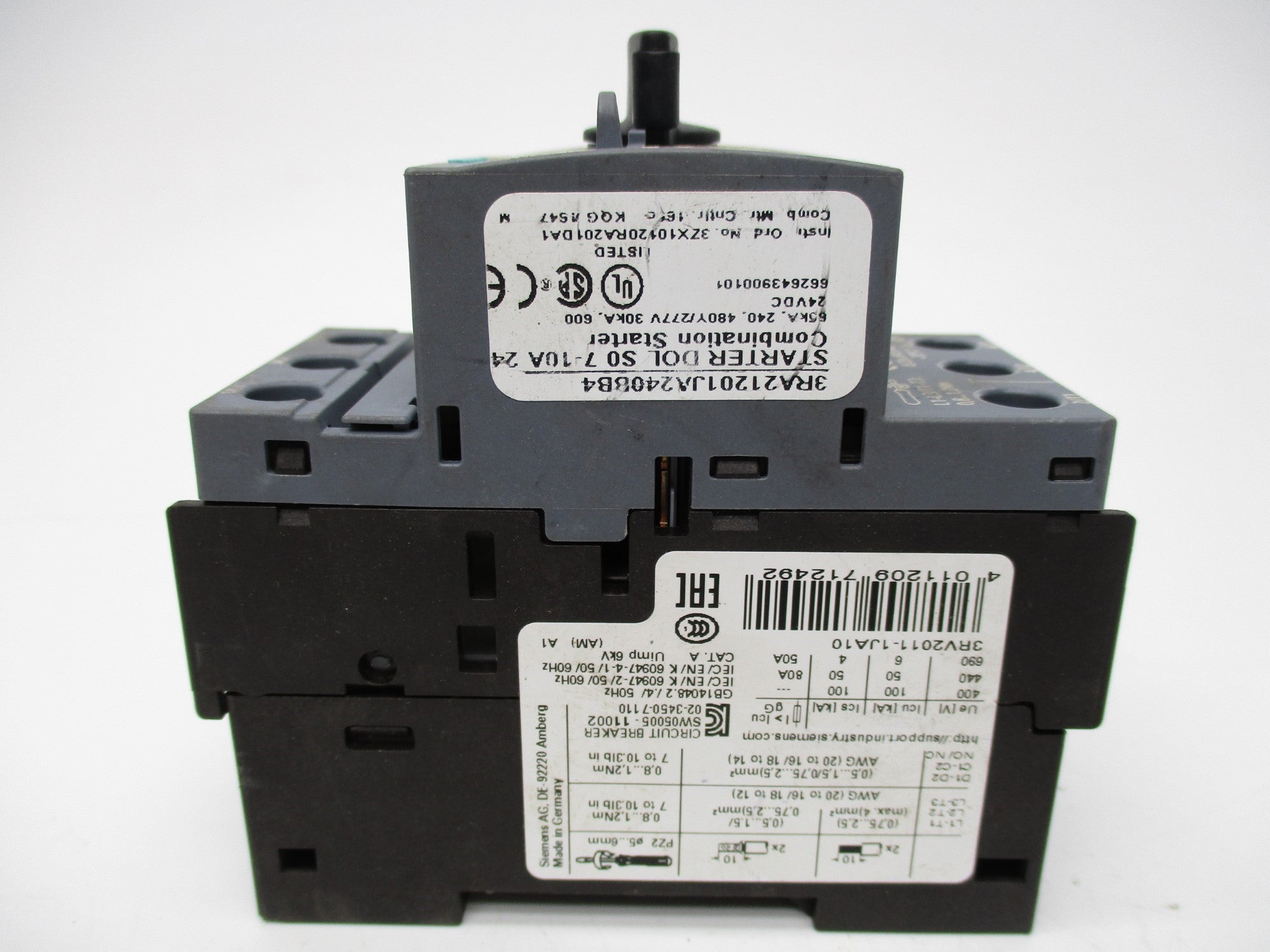 SIEMENS 3RV2011-1JA10 7-10A NSNP