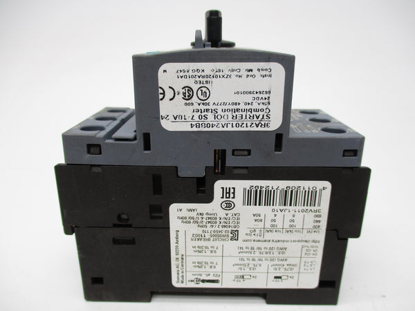 SIEMENS 3RV2011-1JA10 7-10A NSNP