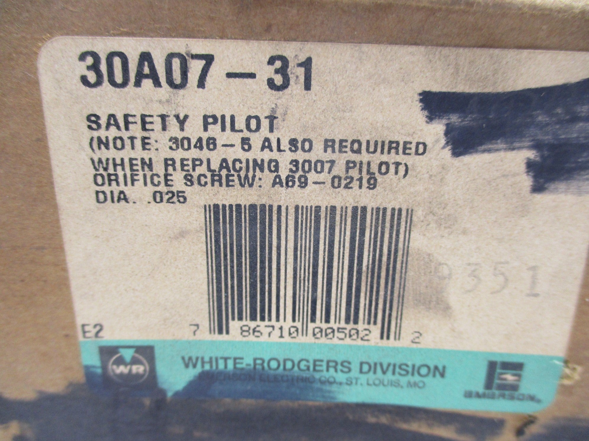 EMERSON 30A07-31 NSMP