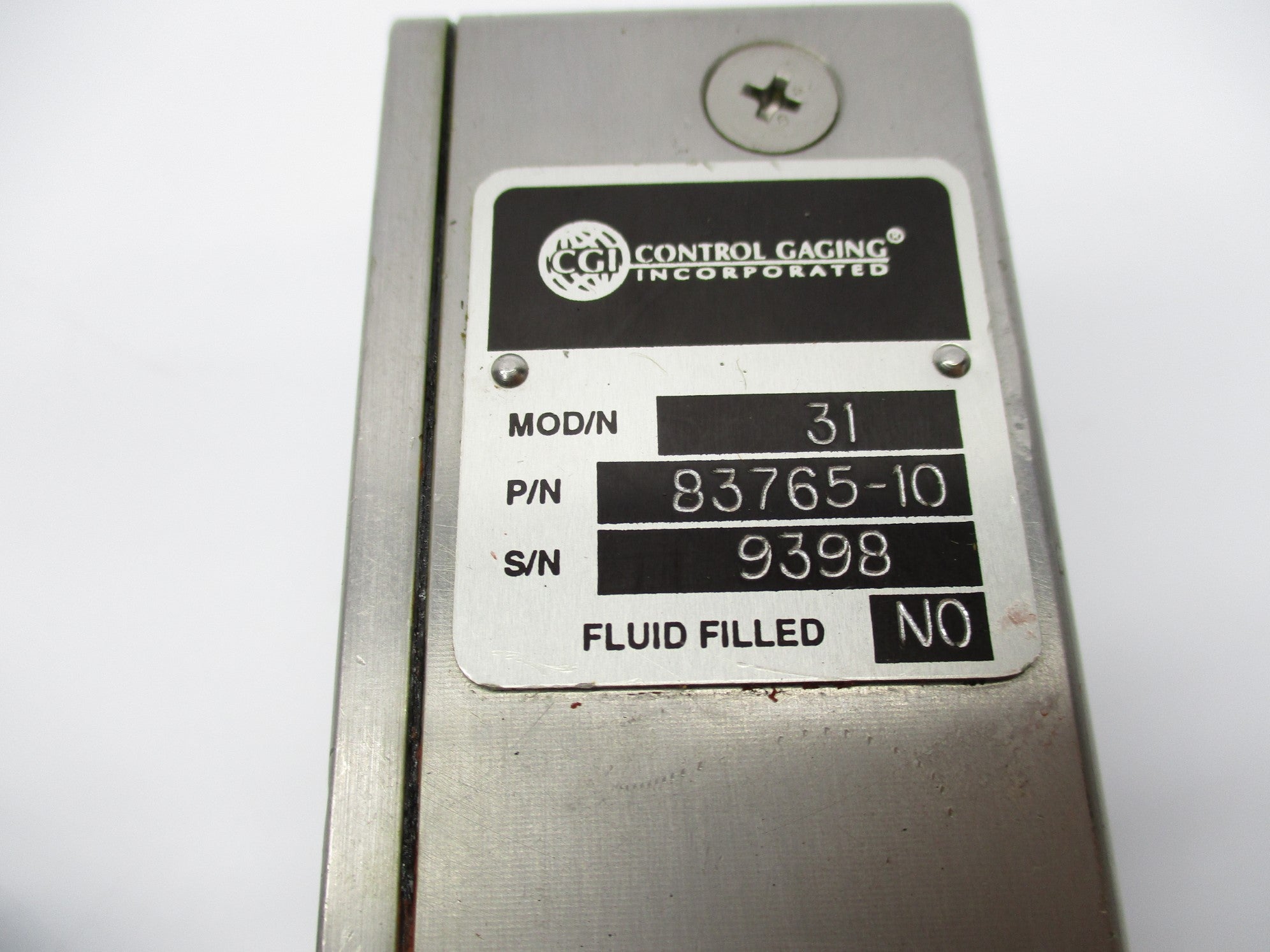 CONTROL GAGING 83765-10 MODEL 31  NSNP