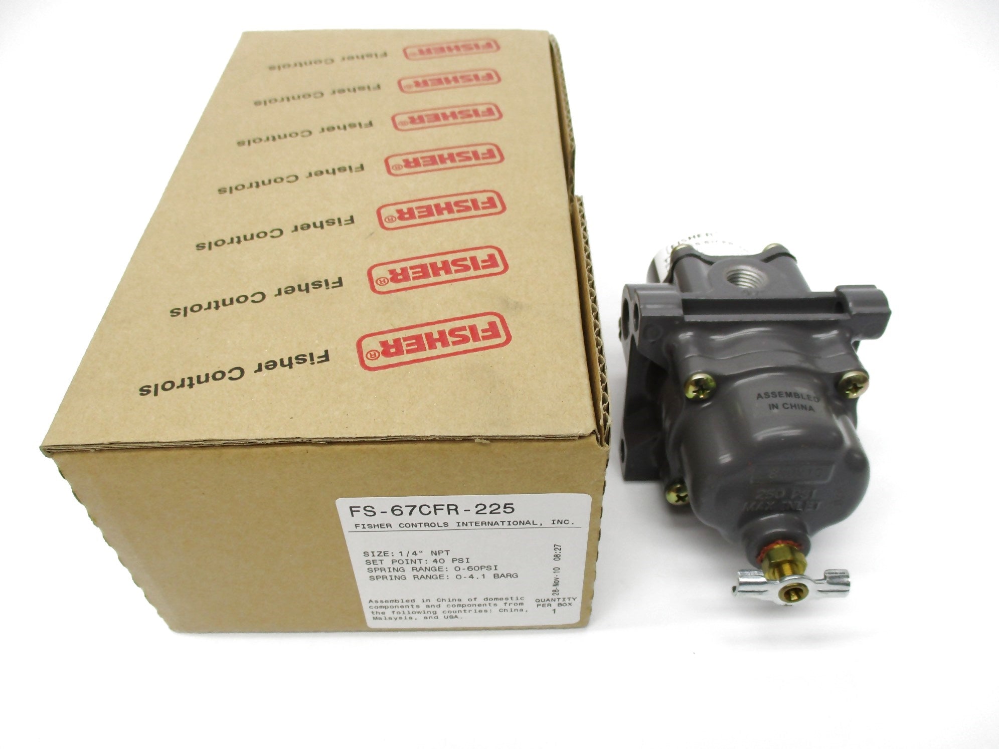 FISHER FS-67CFR-225 0-60PSI NSMP