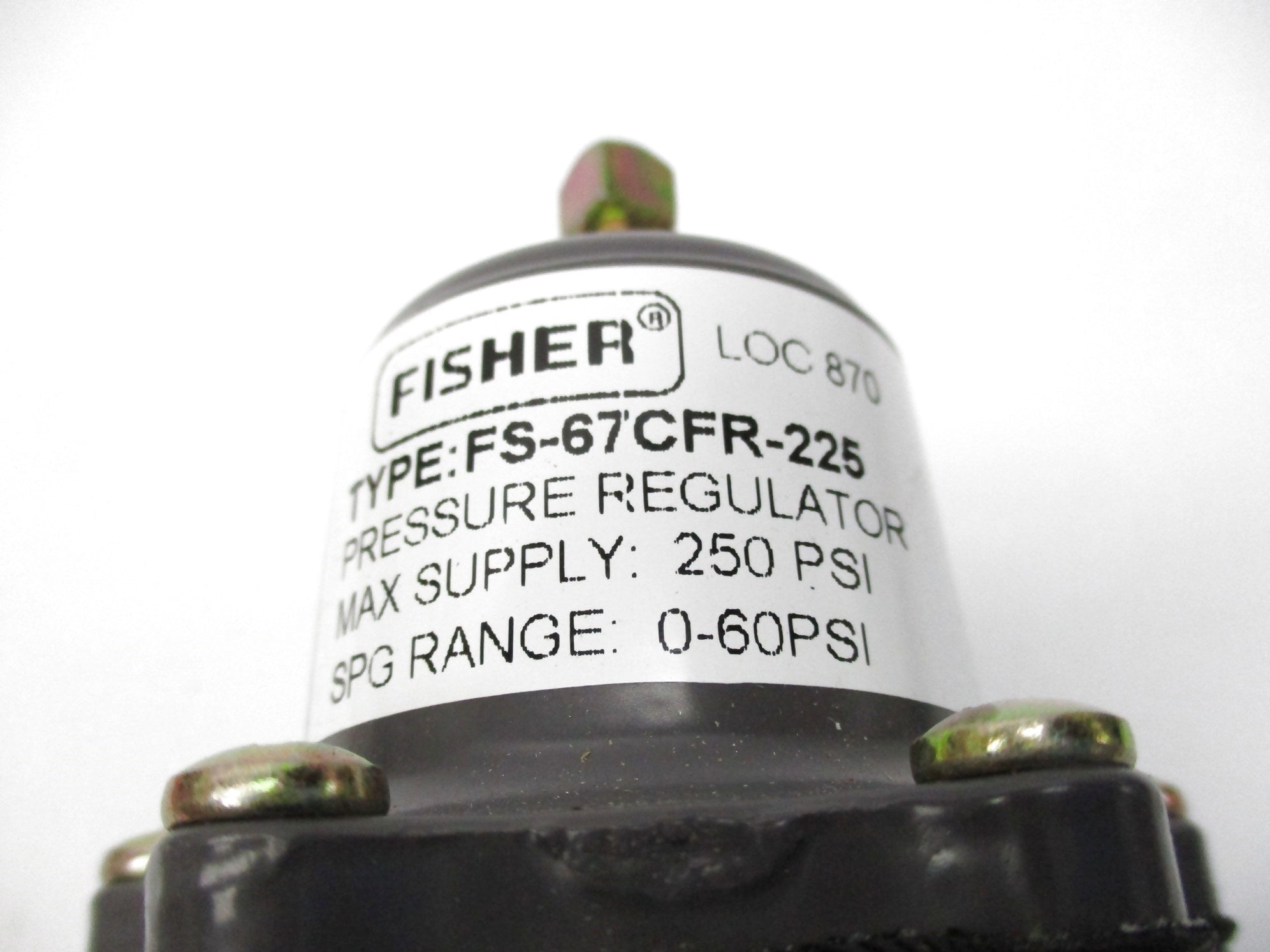 FISHER FS-67CFR-225 0-60PSI NSMP