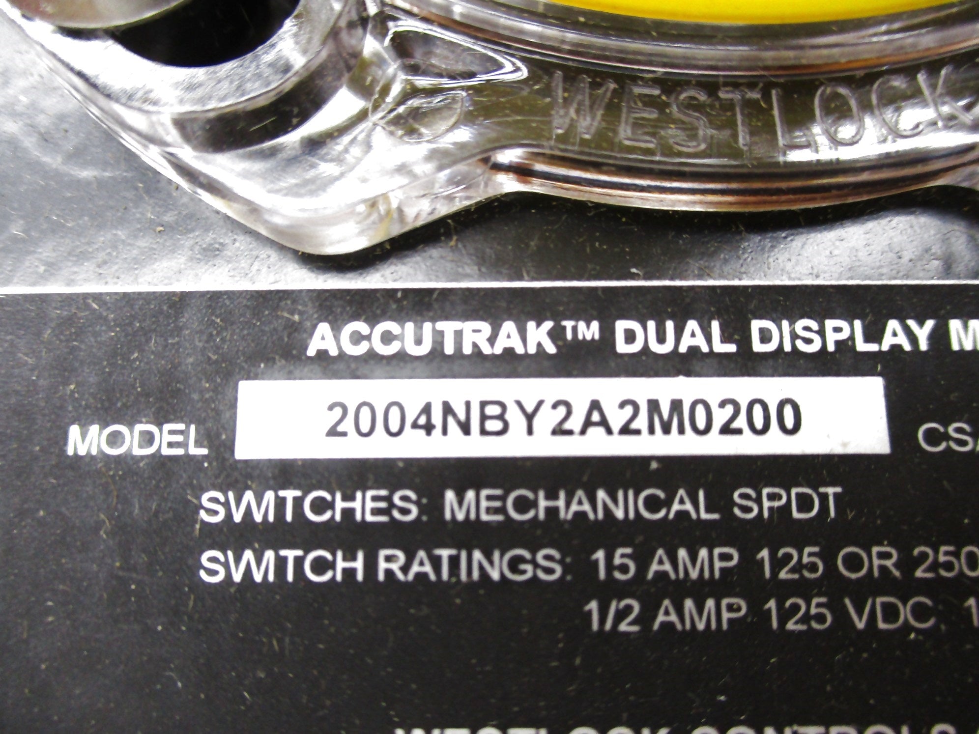 WESTLOCK CONTROLS 2004NBY2A2M0200 125/250VAC 15A NSMP