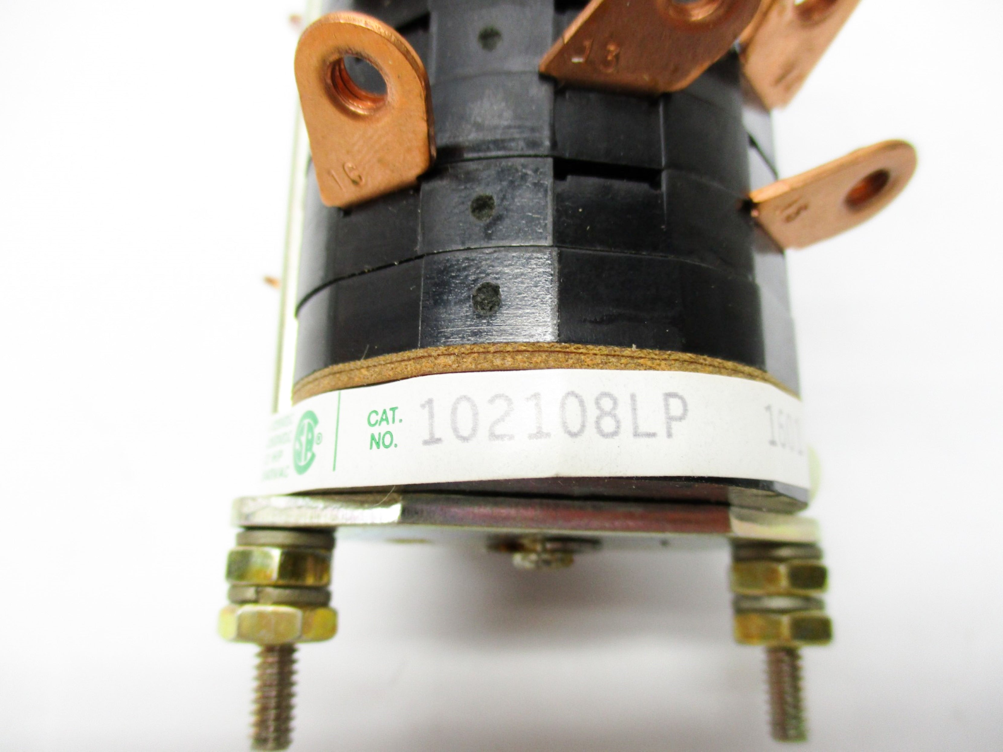 ELECTRO SWITCH 102108LP 250VDC 15A NSMP