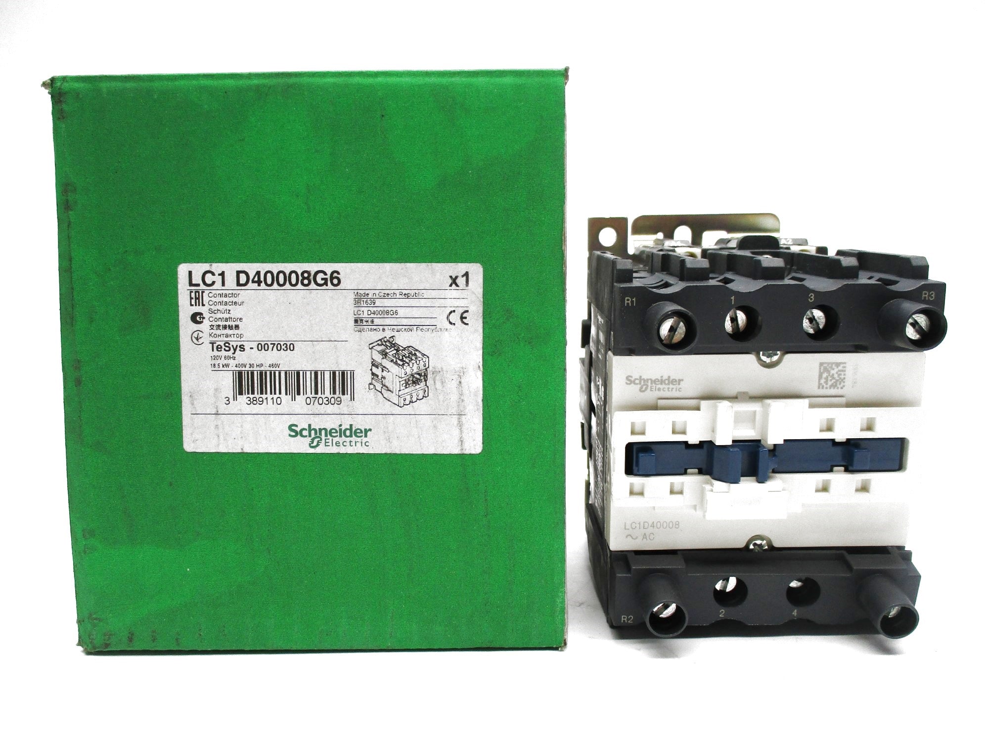 SCHNEIDER ELECTRIC LC1D40008G6 120V NSMP