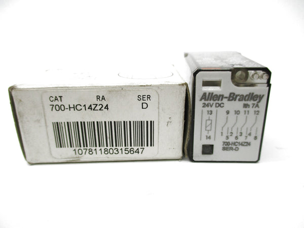 ALLEN BRADLEY 700-HC14Z24 SER. D 24VDC 7A (WH) NSMP