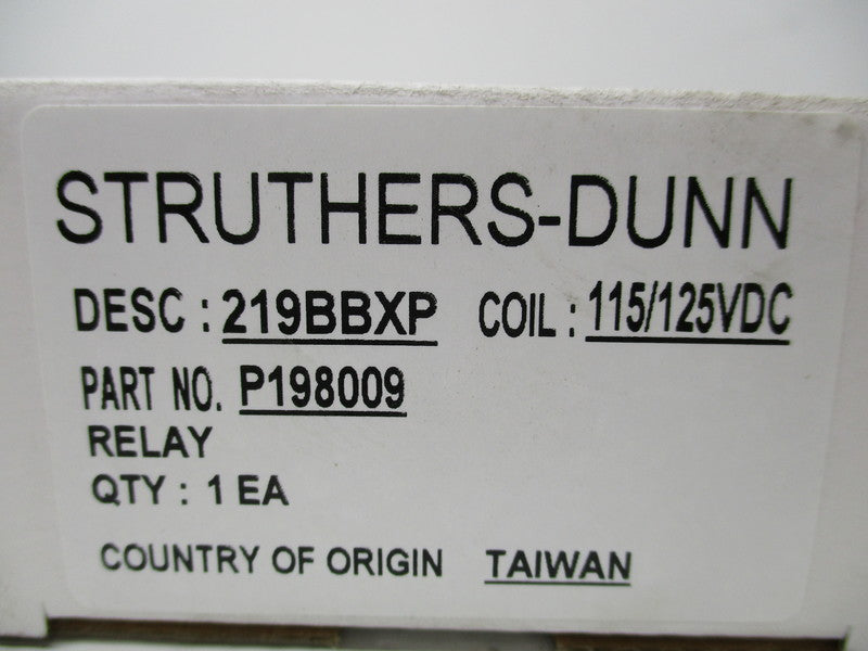 STRUTHERS DUNN 219BBXP  NSMP