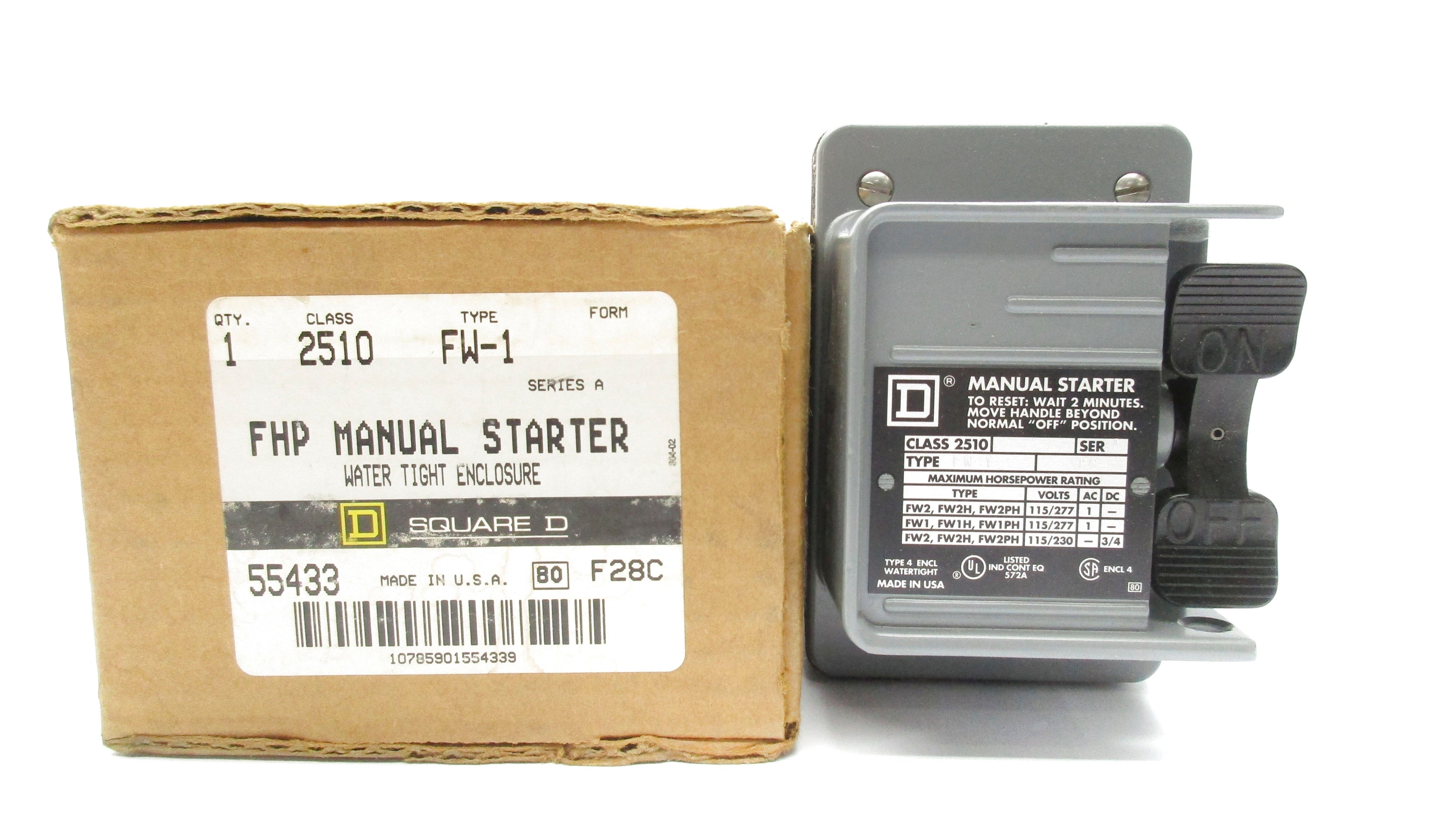 SQUARE D 2510FW1 SER. A 277VAC NSMP