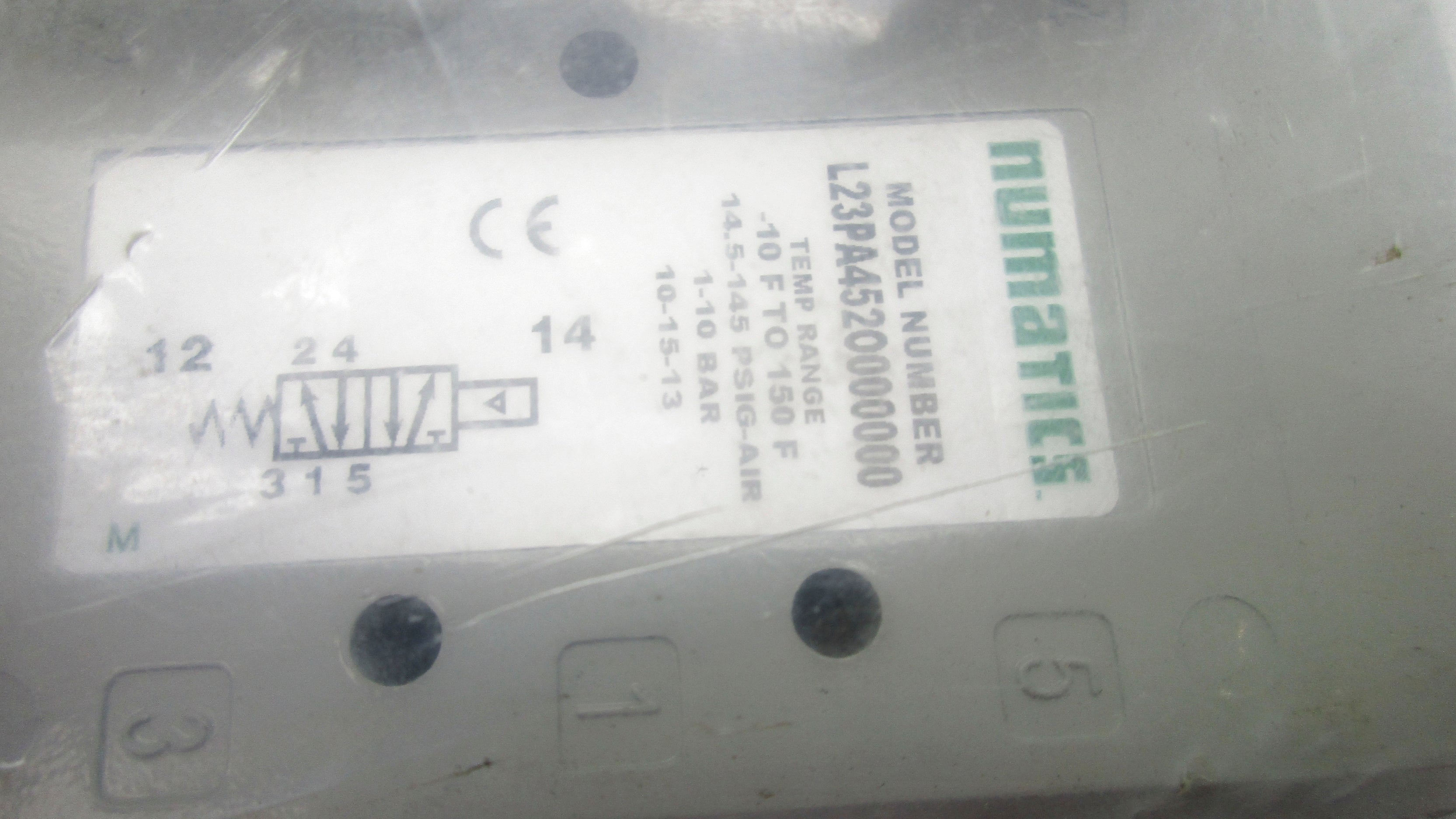 NUMATICS L23PA452O000000 14.5-145PSIG NSMP