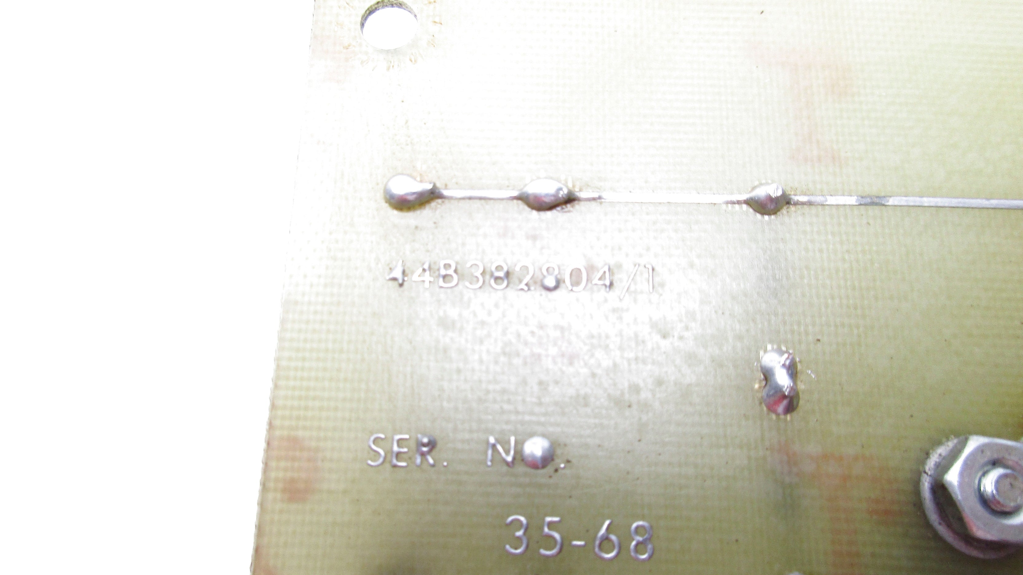 GENERAL ELECTRIC 44B382804/1 UNMP