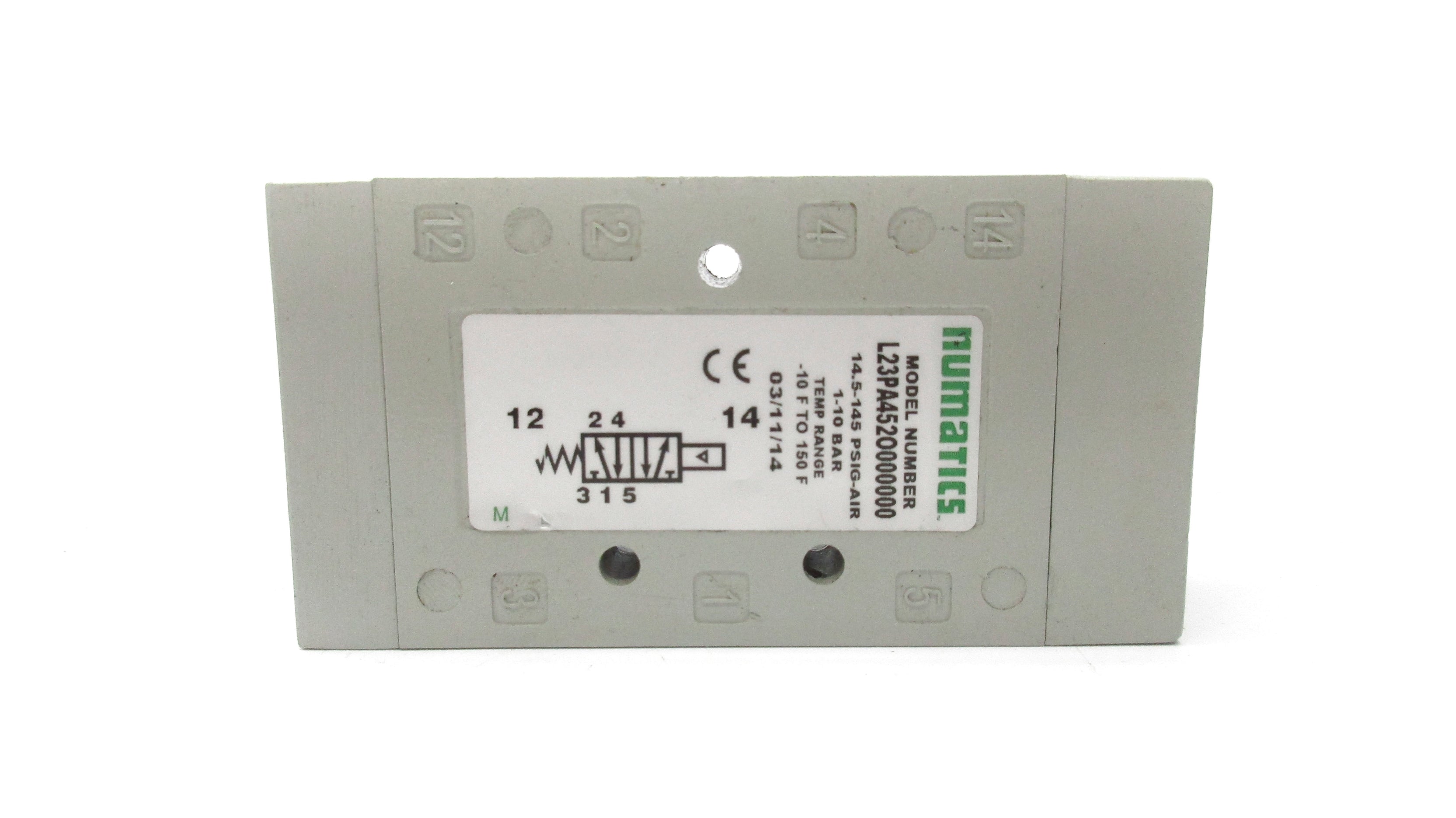 NUMATICS L23PA452O000000 14.5-145PSI NSNP