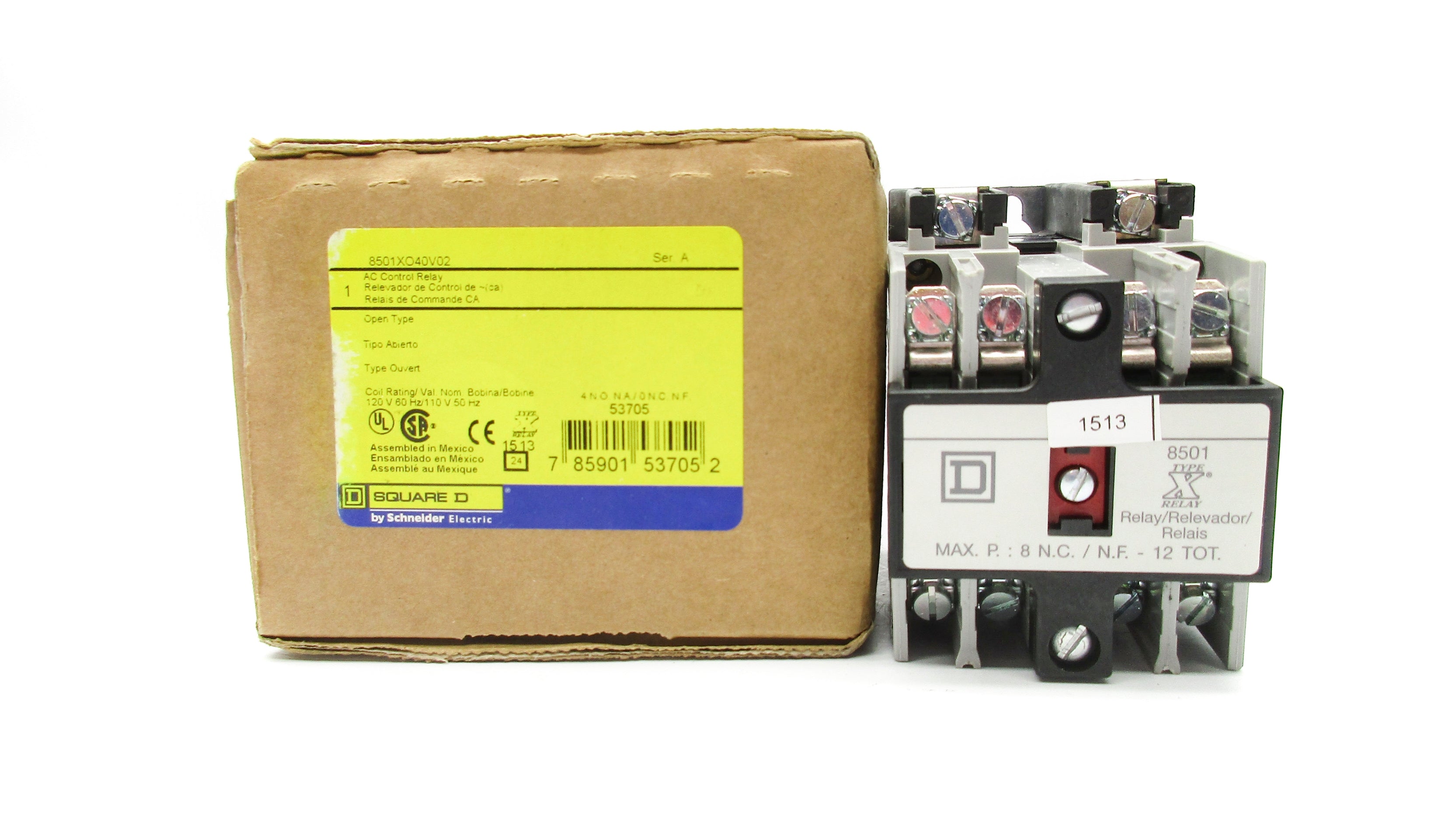 SQUARE D 8501XO40V02 SER. A 110/120V 20A NSMP