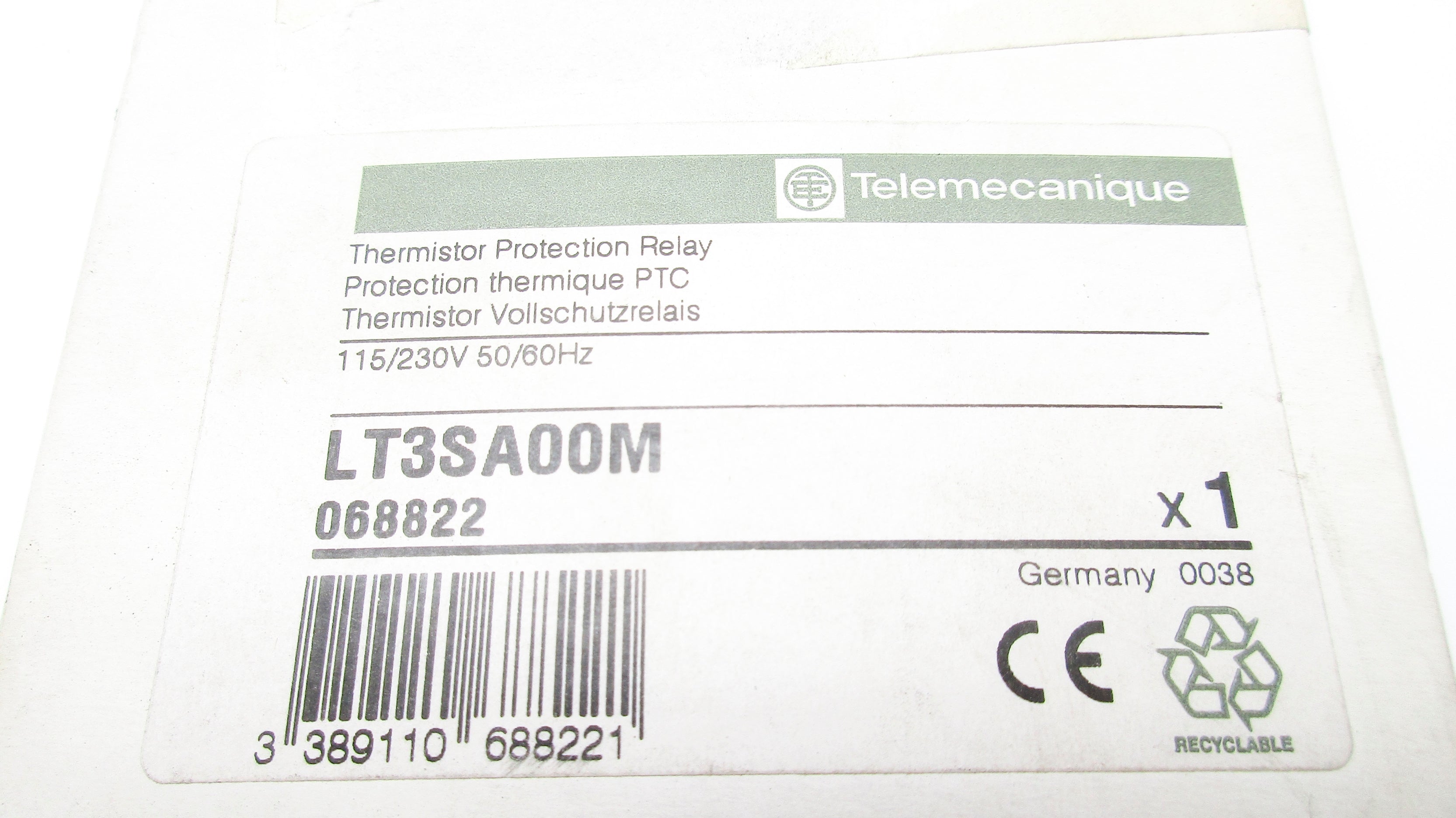 TELEMECANIQUE LT3SA00M 115/230V 6A NSMP