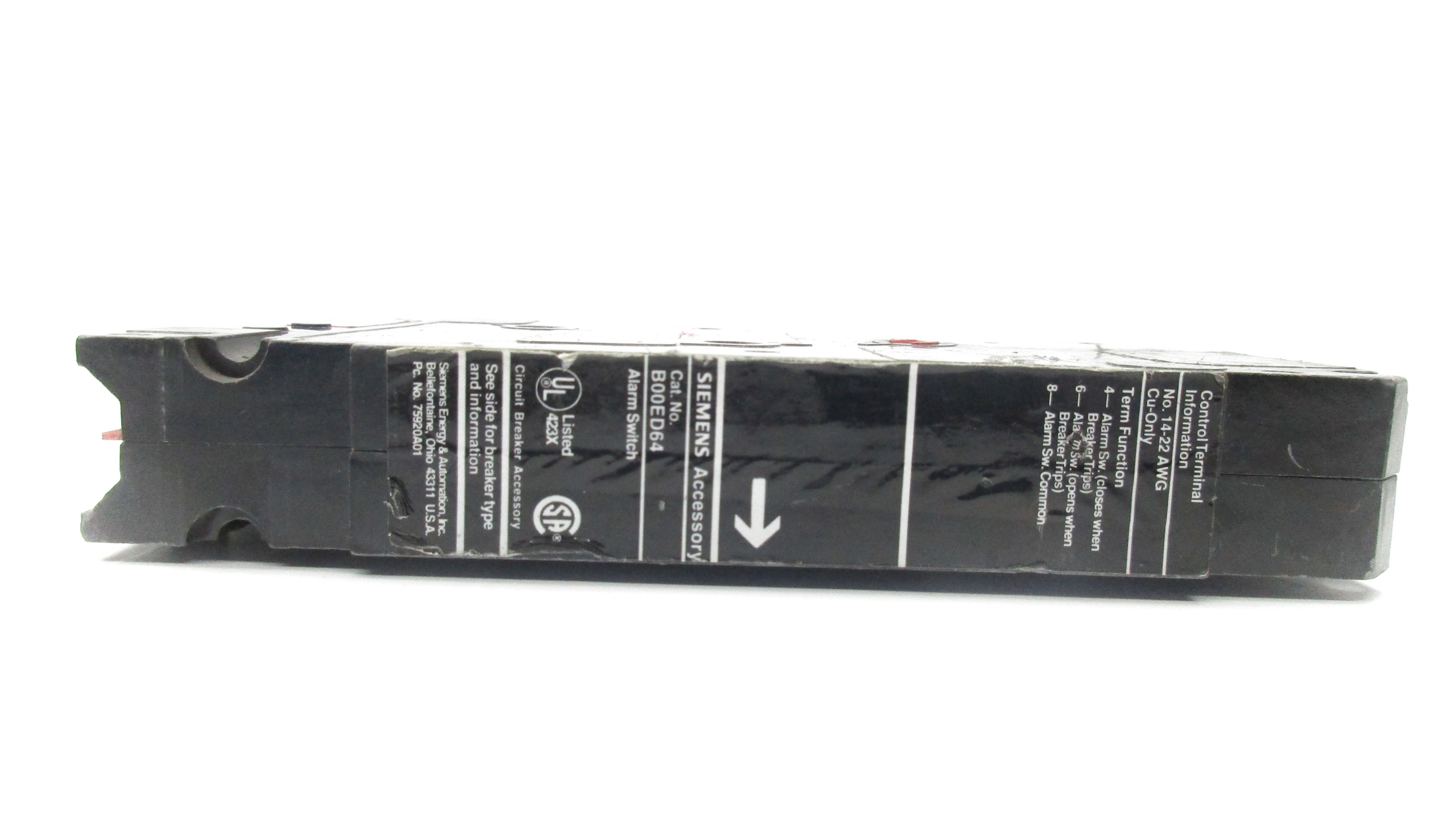 SIEMENS B00ED64 480V 15A UNMP