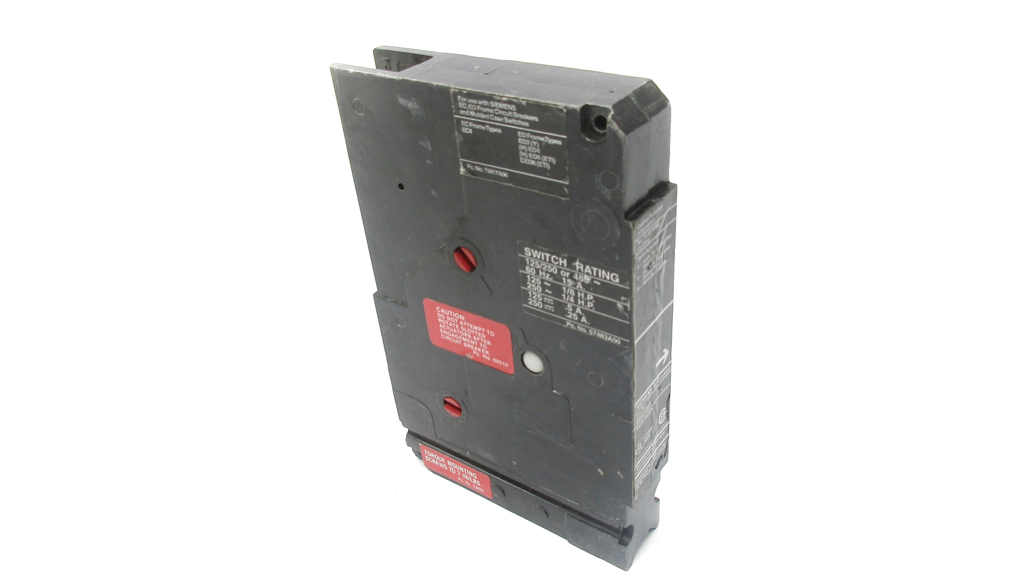 SIEMENS B00ED64 480V 15A UNMP