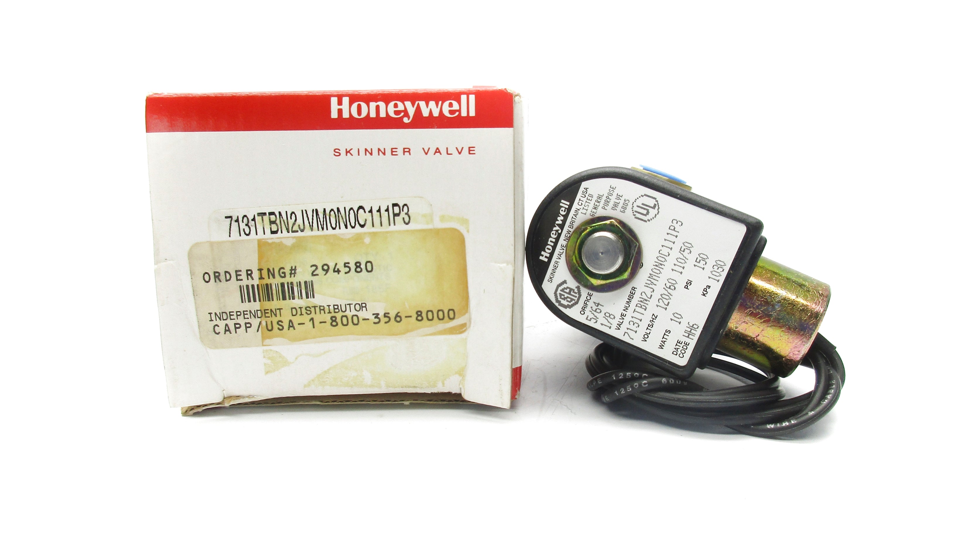 HONEYWELL 7131TBN2JVM0N0C111P3 110/120V 150PSI NSMP