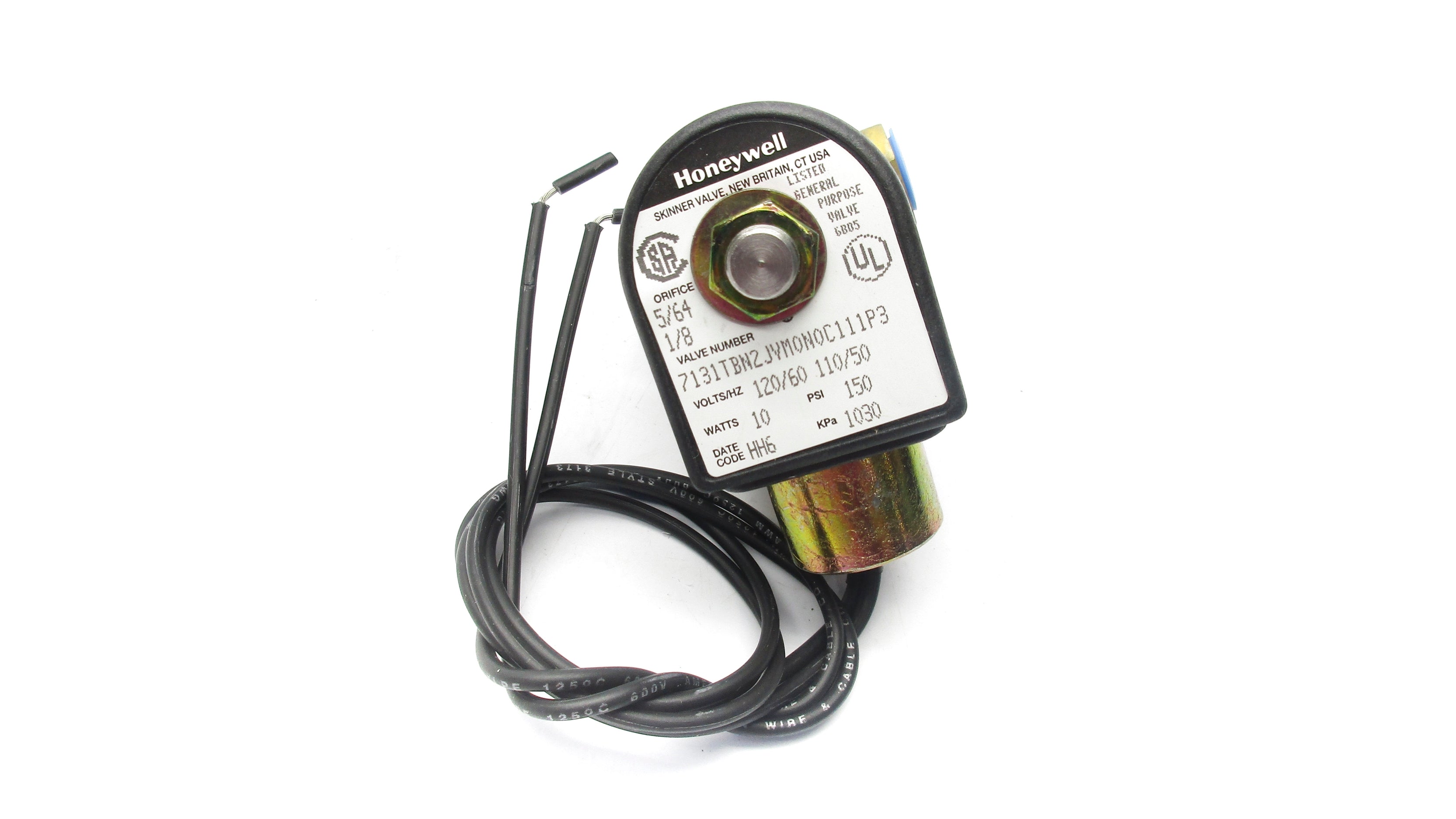 HONEYWELL 7131TBN2JVM0N0C111P3 110/120V 150PSI NSMP