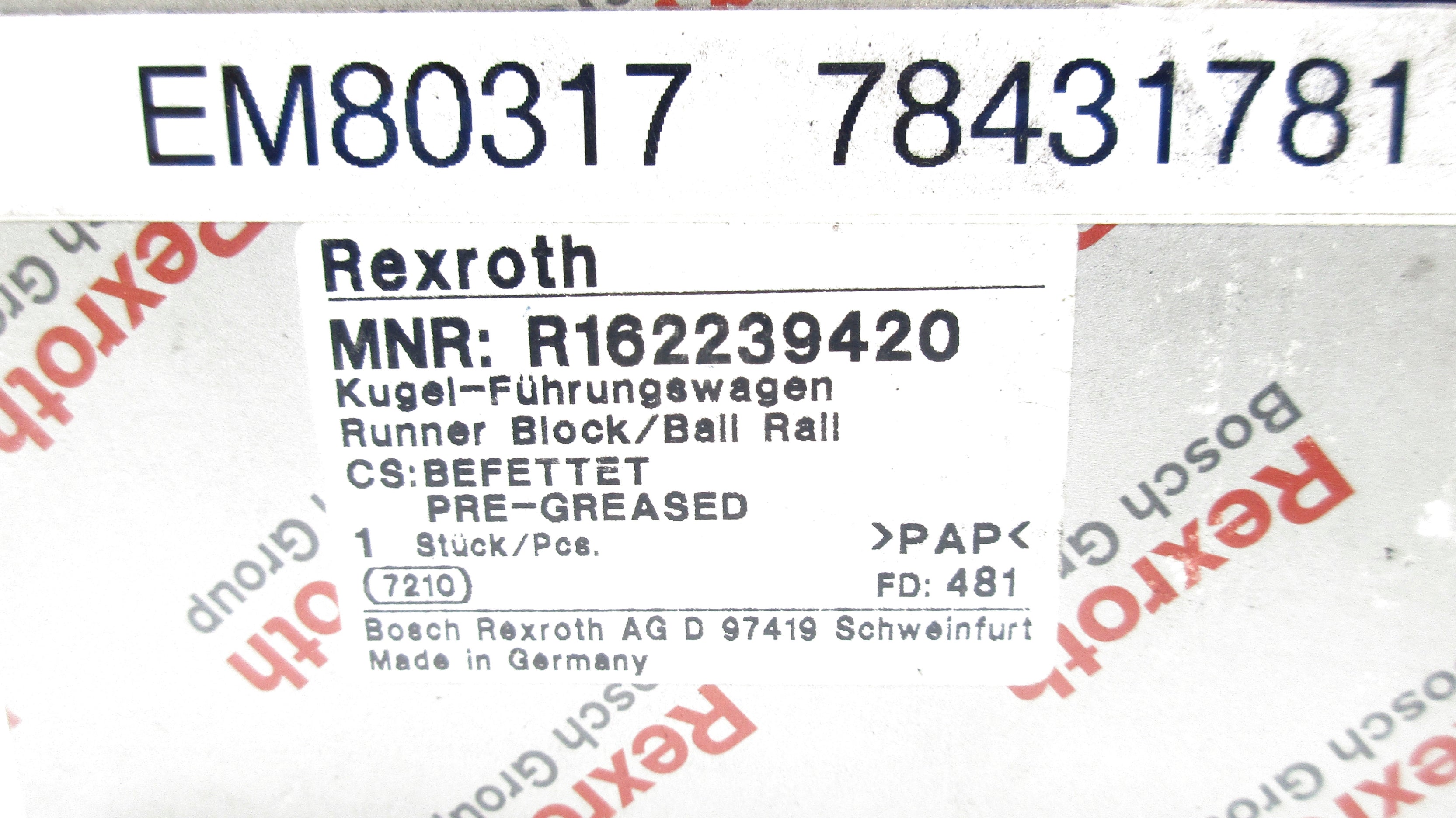 REXROTH R162239420 NSMP