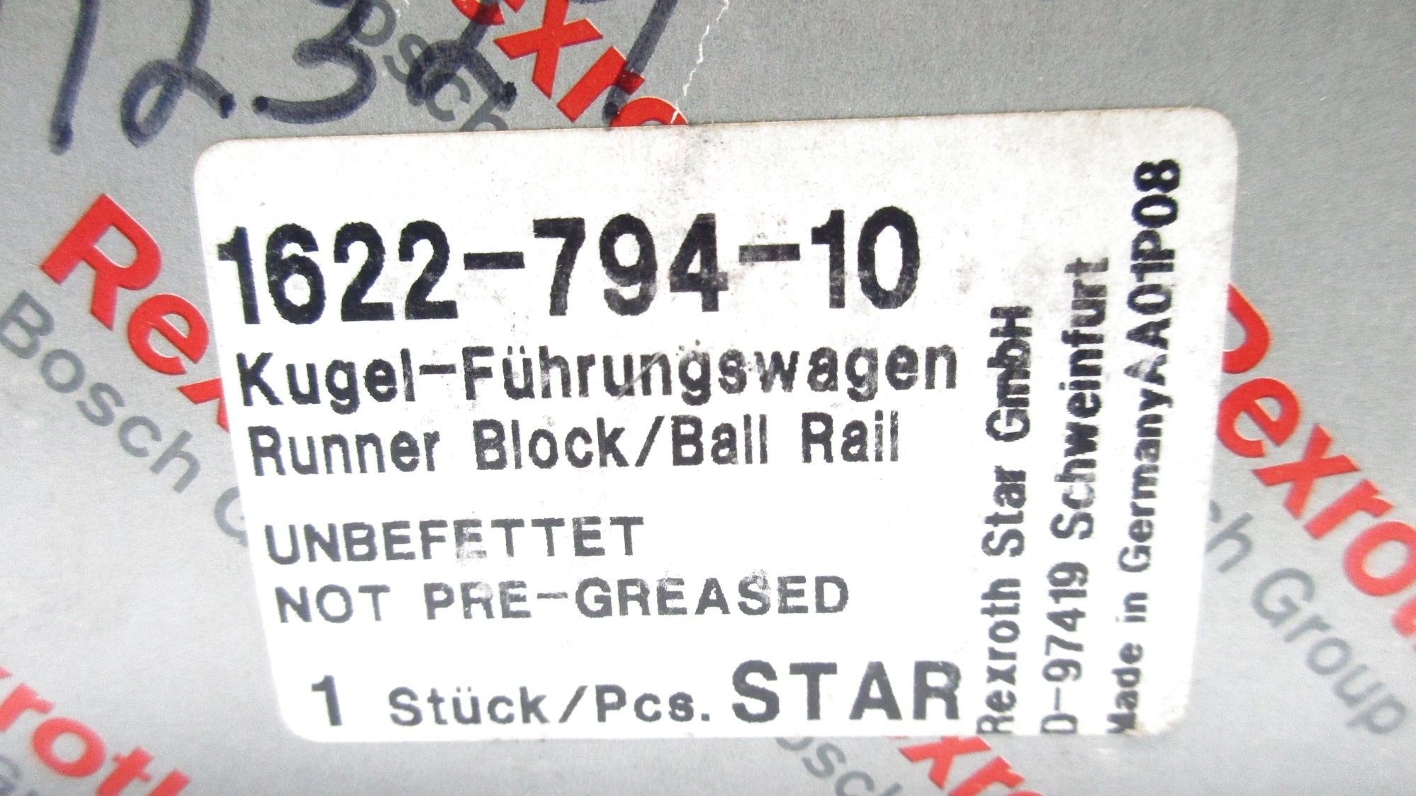 REXROTH 1622-794-10 NSMP