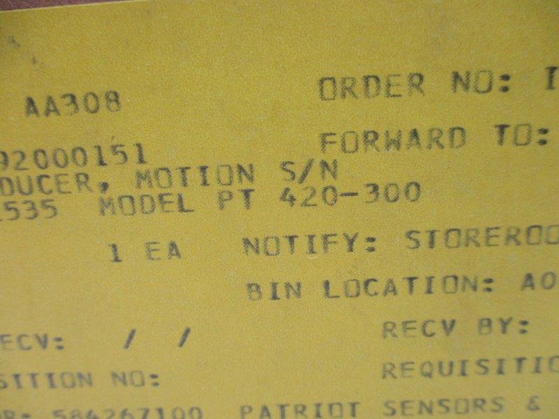 PATRIOT PT-420-300  UNMP