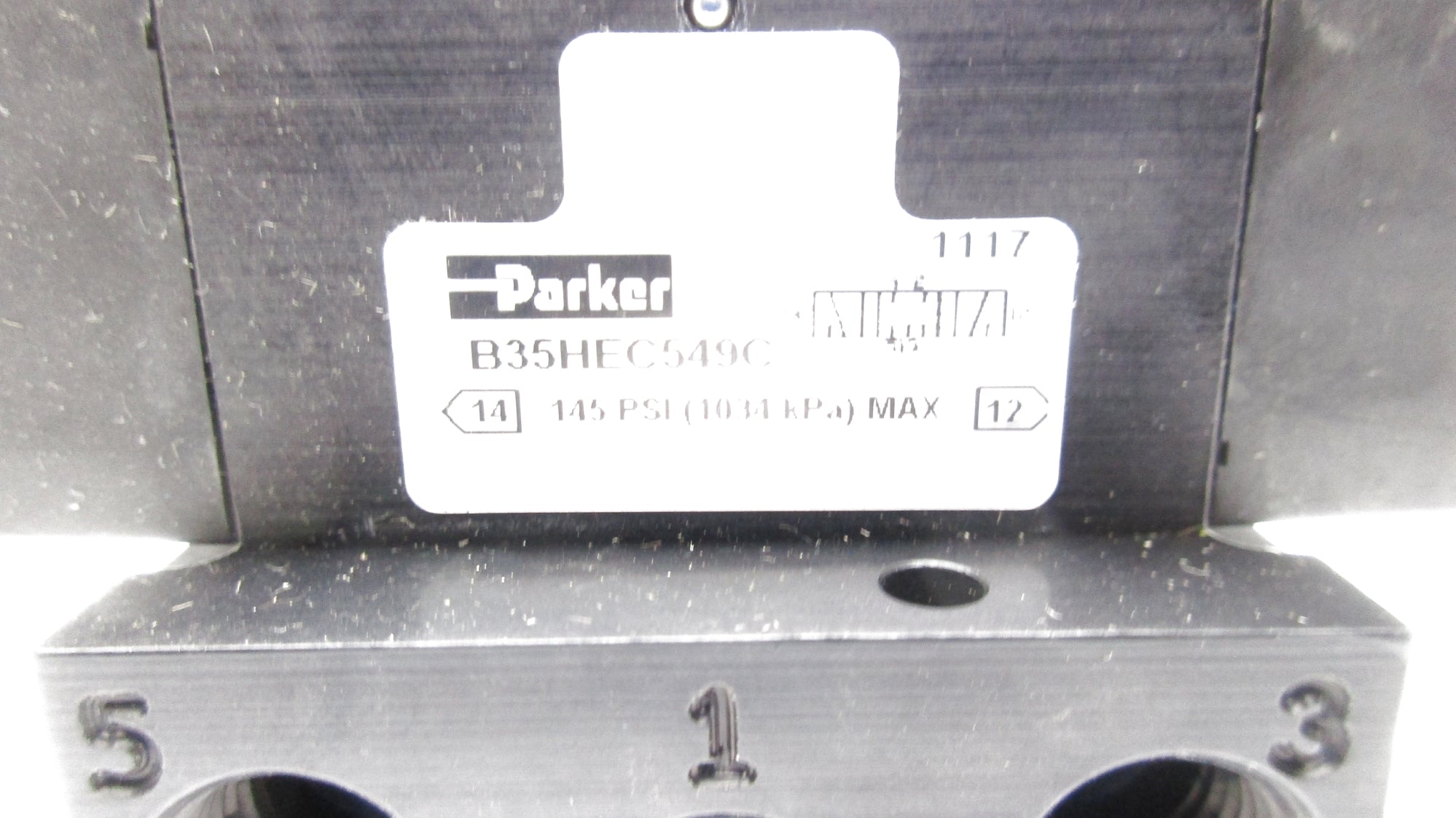 PARKER B35HEC549C 24VDC 145PSI NSNP