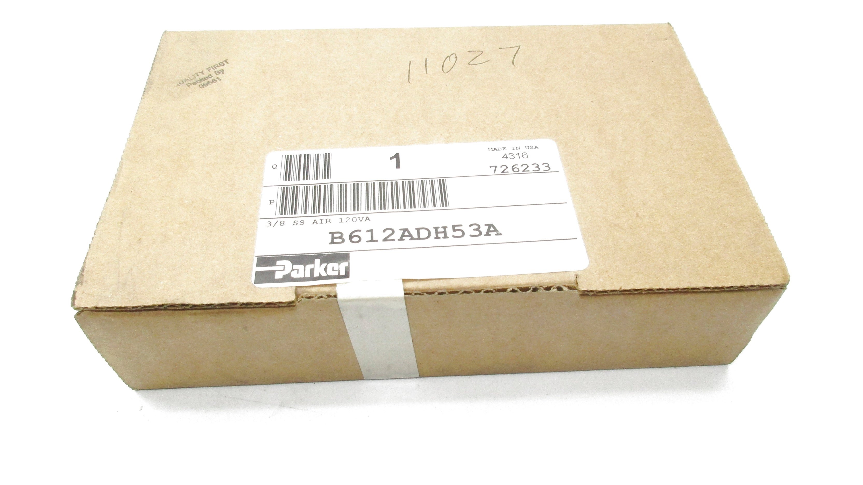 PARKER B612ADH53A 120V 3/8" NSFS