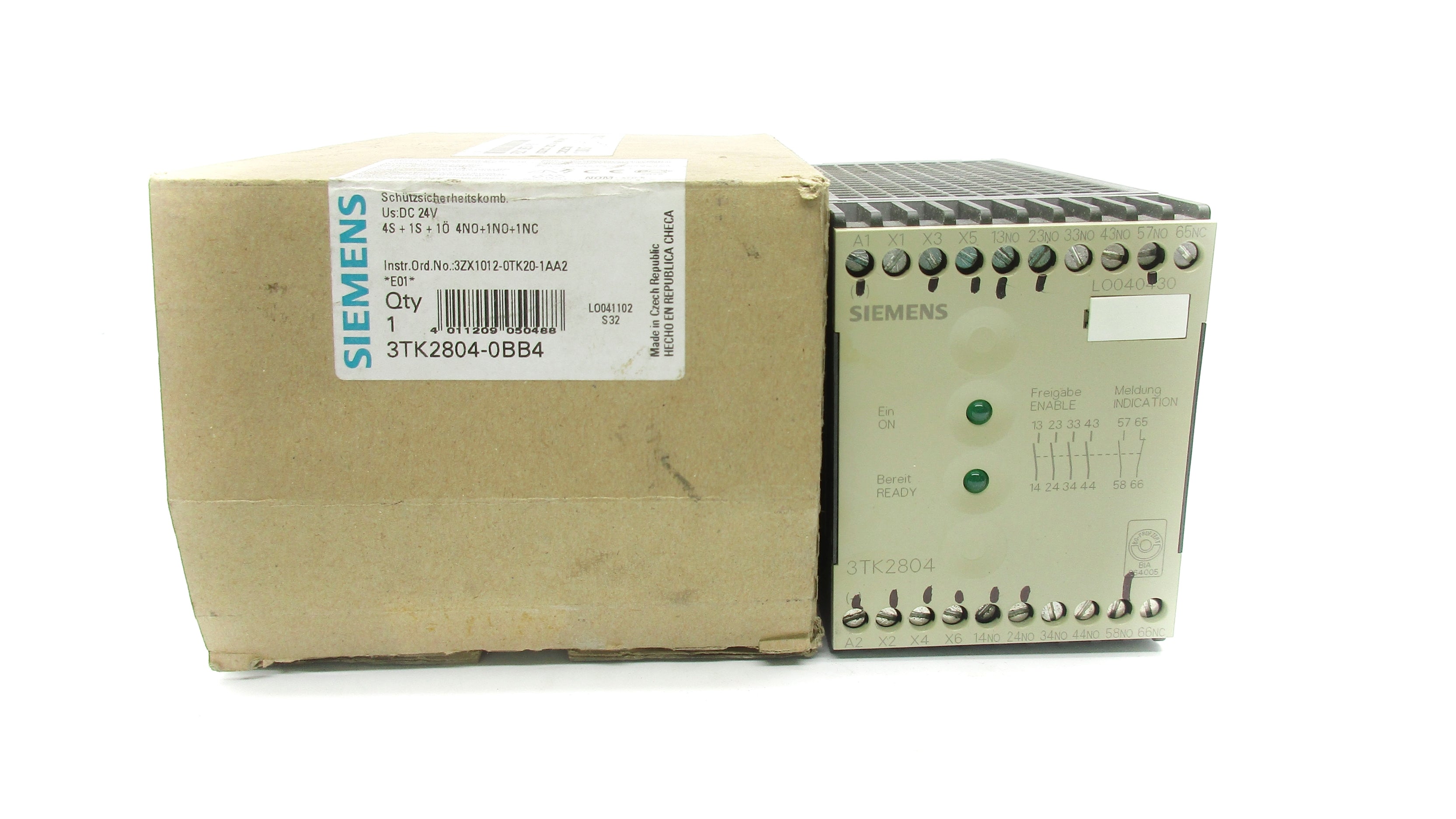 SIEMENS 3TK2804-0BB4 24VDC 6A NSMP