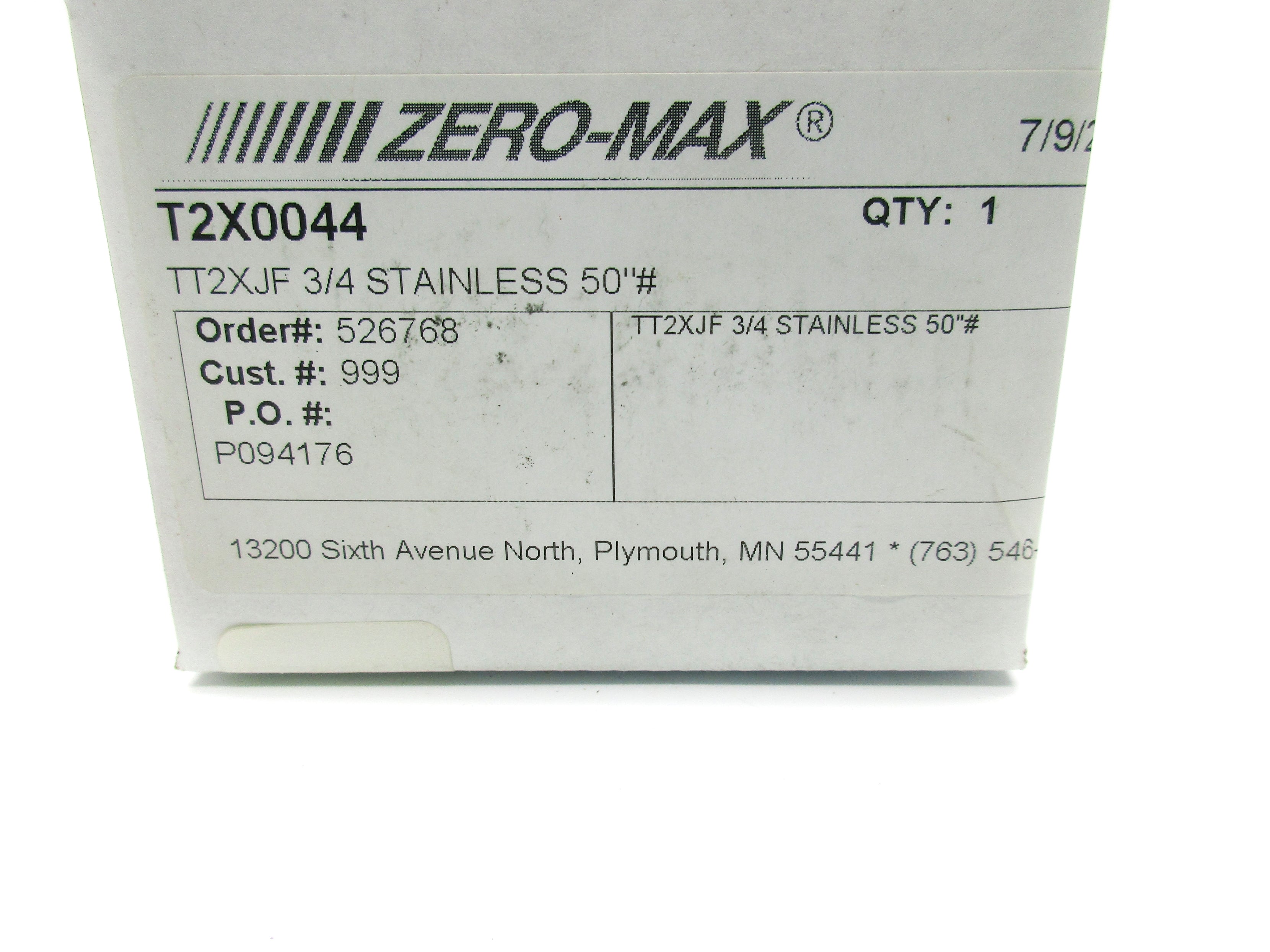 ZERO-MAX T2X0044 TT2XJF NSMP