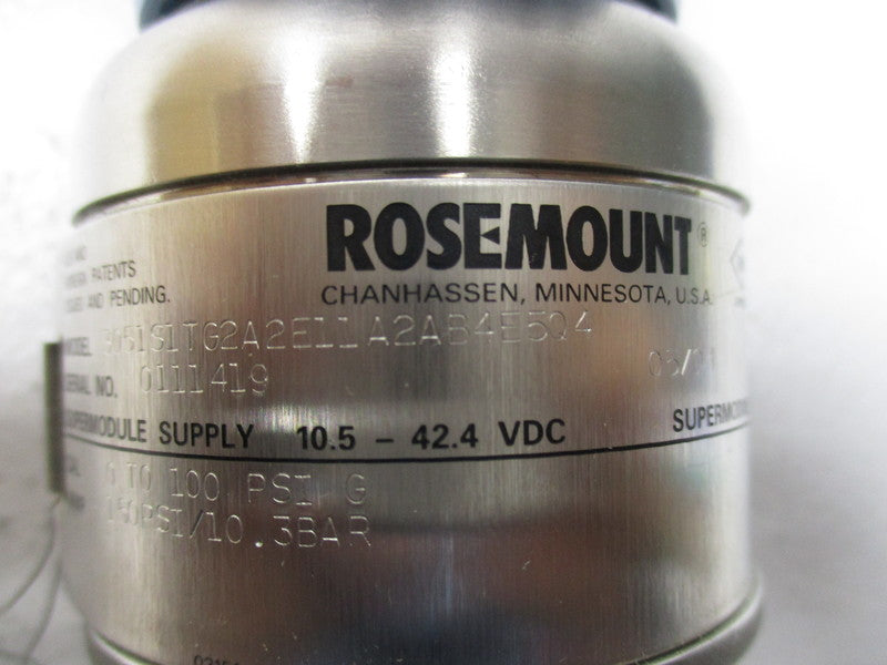 ROSEMOUNT 3051S1TG2A2E11A2AB4E5Q4  NSMP