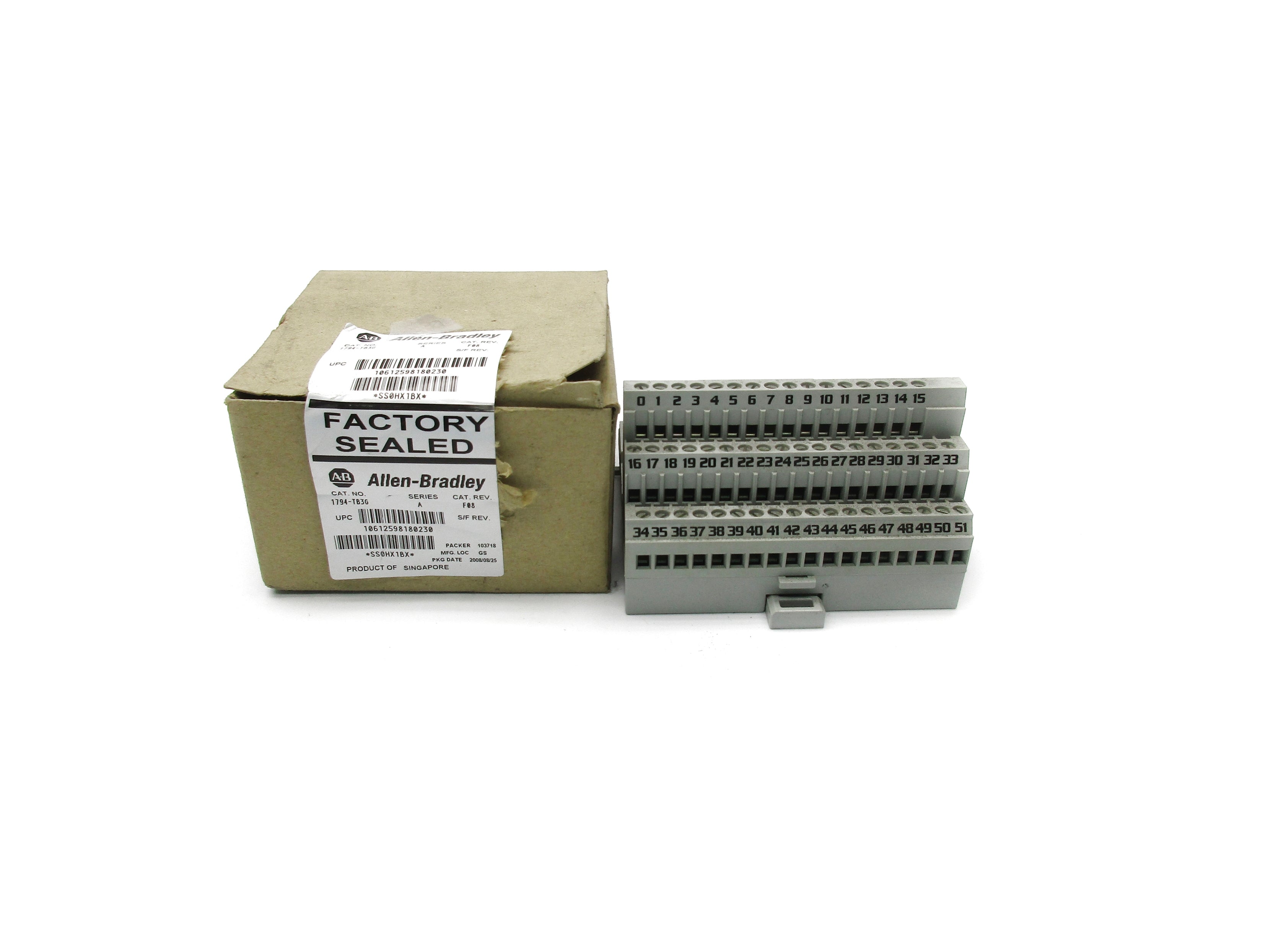 INDUSTRIAL SPARE PART 1794-TB3G SER. A 24VDC 10A REV. A01 NSMP