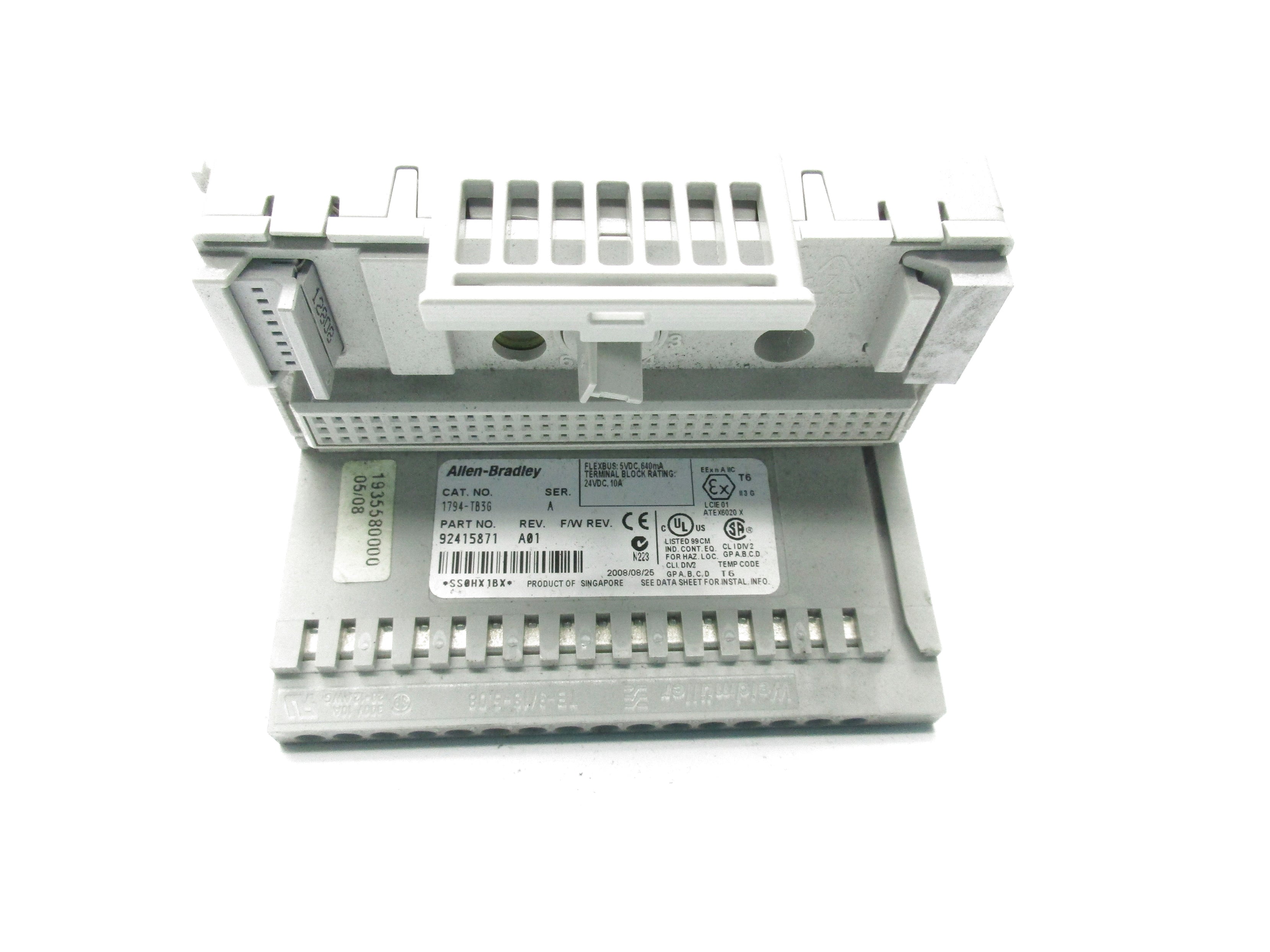 INDUSTRIAL SPARE PART 1794-TB3G SER. A 24VDC 10A REV. A01 NSMP