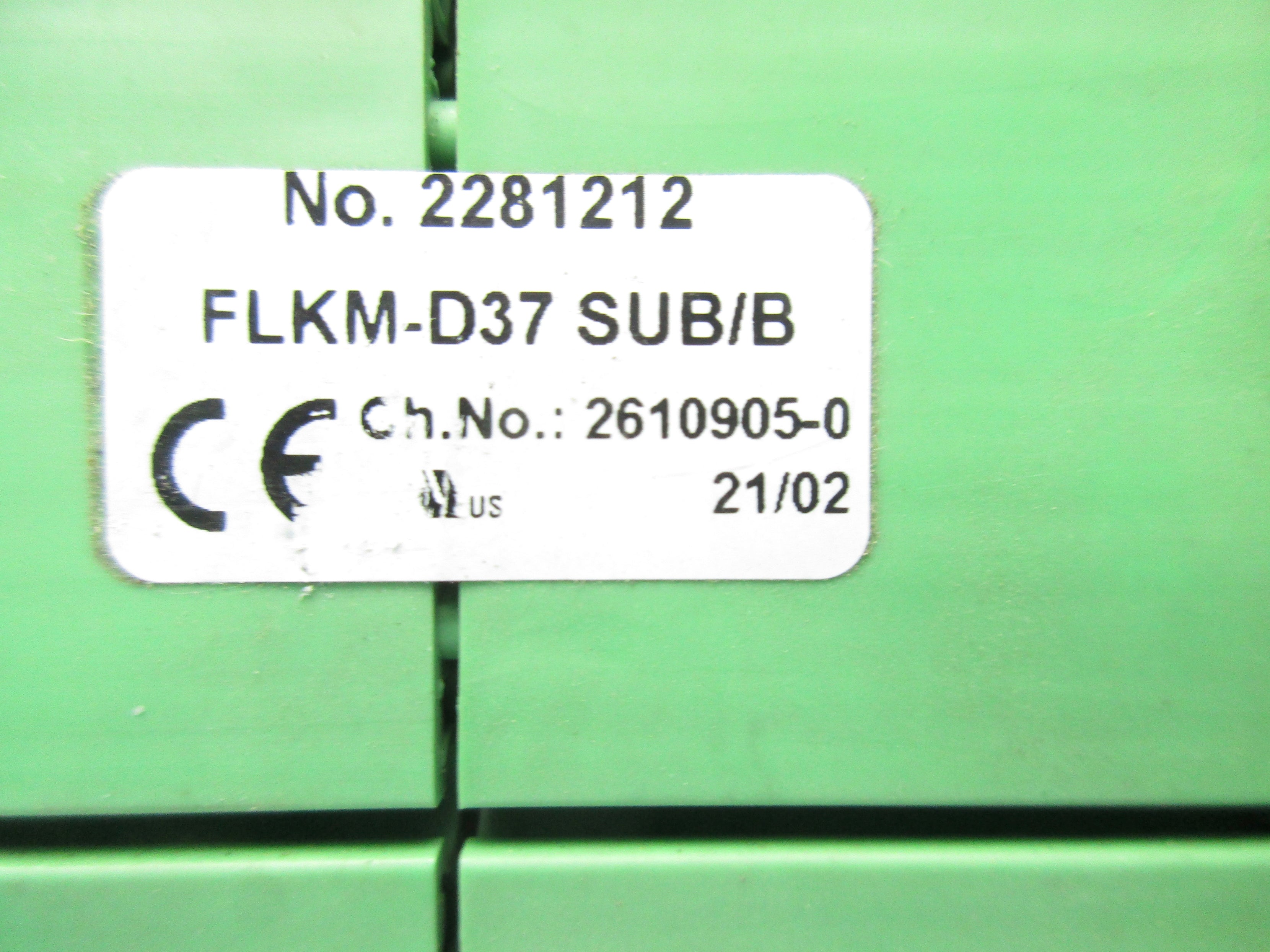 PHOENIX CONTACT FLKM-D37SUB/B UNMP