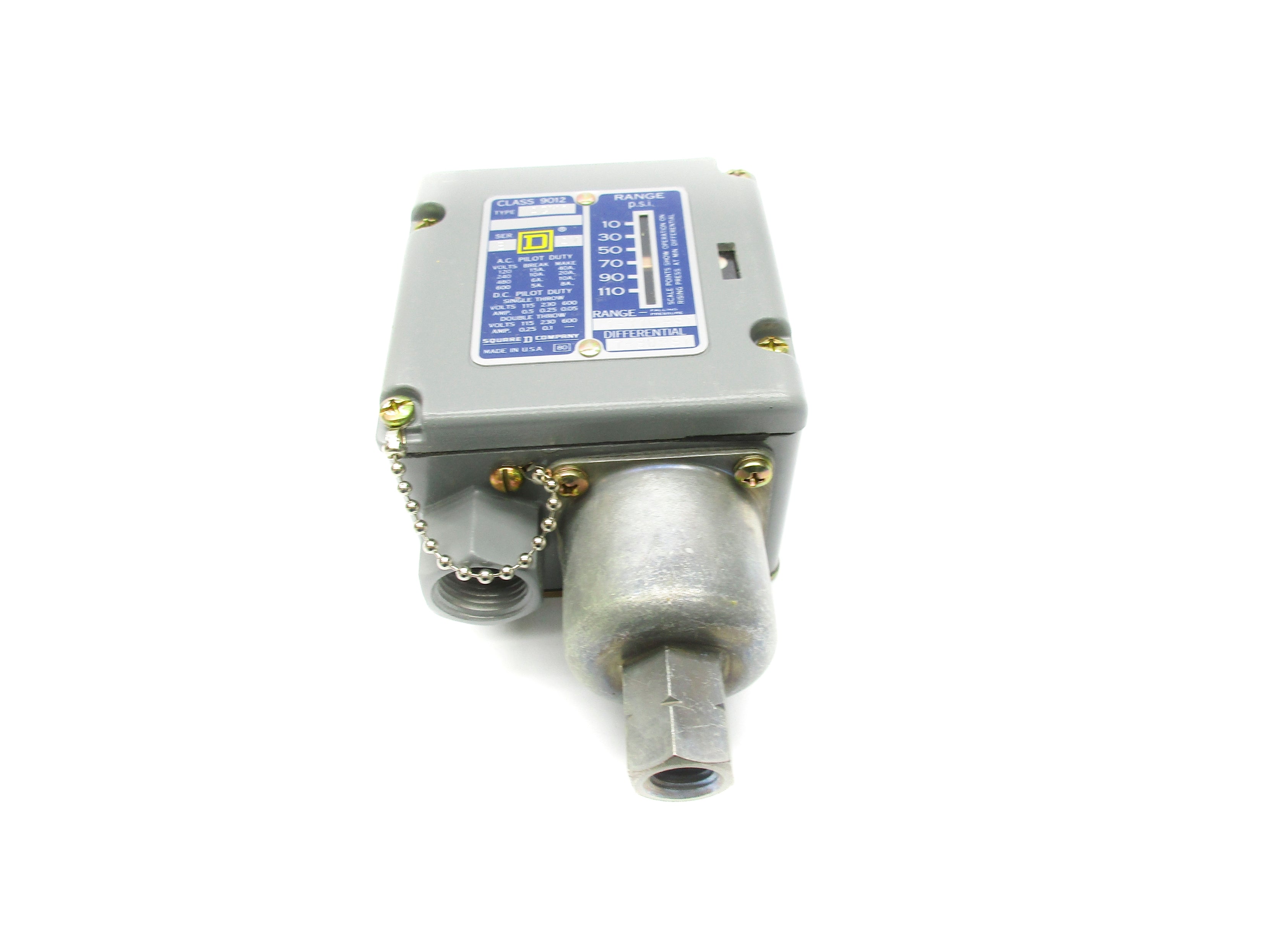 SQUARE D 9012ACW1 SER. B 600V .5A 44PSI NSMP