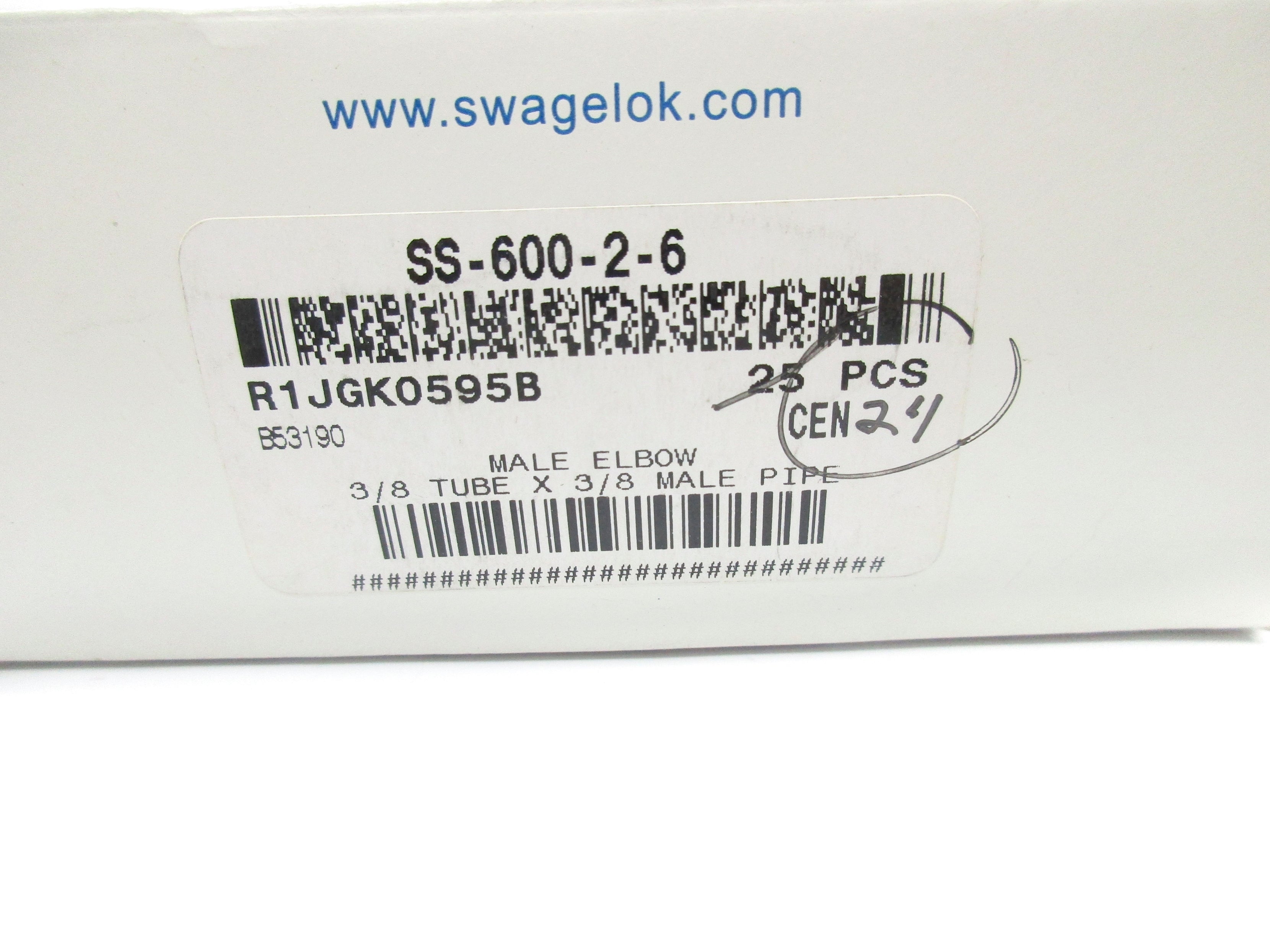 SWAGELOK SS-600-2-6 NSNP