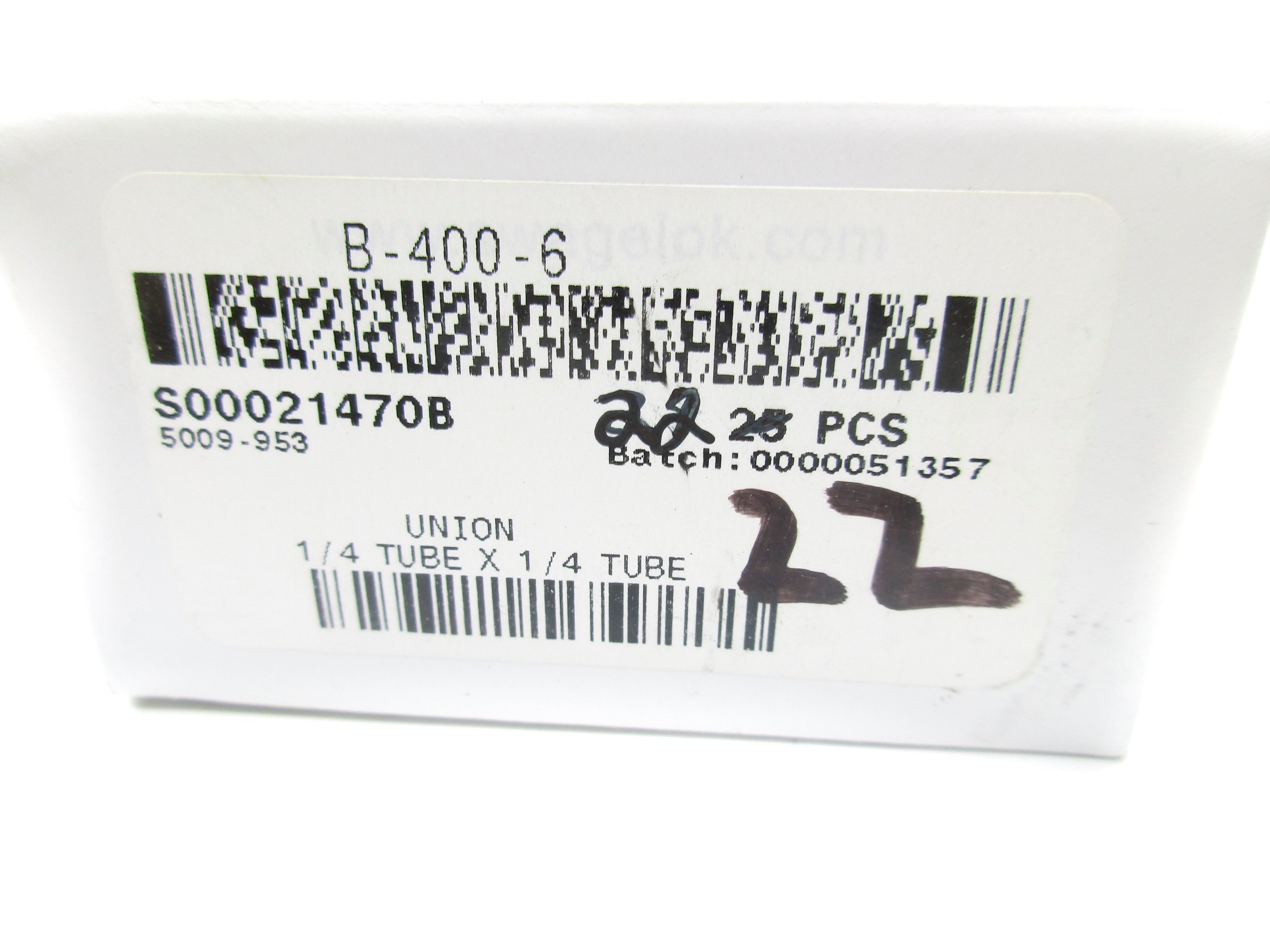 SWAGLEOK B-400-6 NSNP