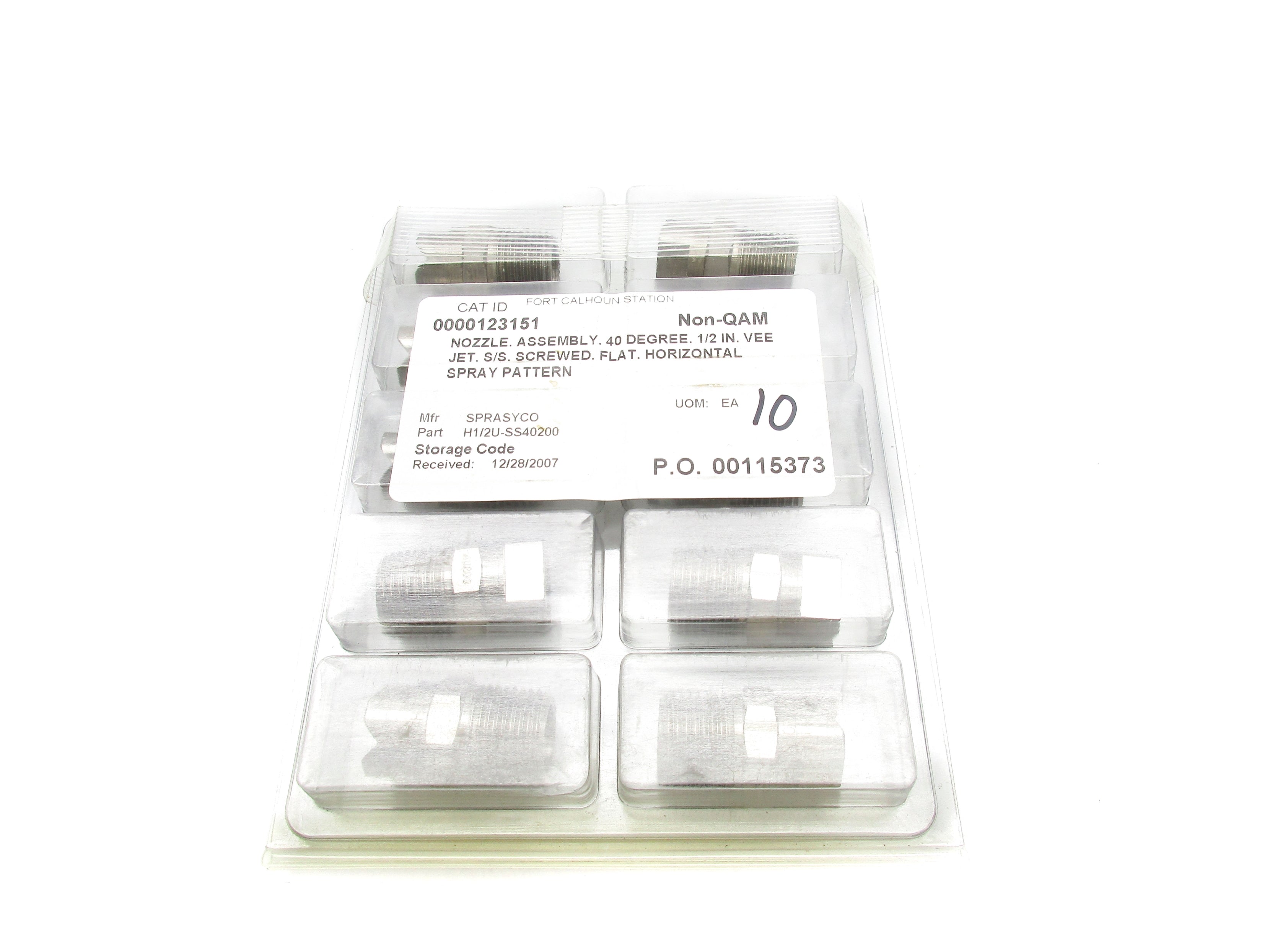 NOZZLE H1/2U-SS40200 (PKG OF 10) NSMP