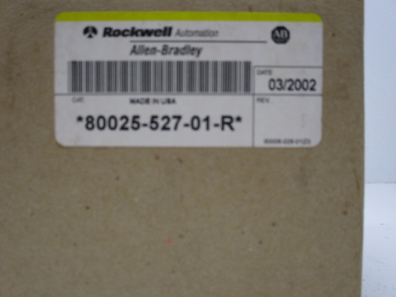 INDUSTRIAL SPARE PART 80025-527-01-R DATE: 03/2002  NSFS