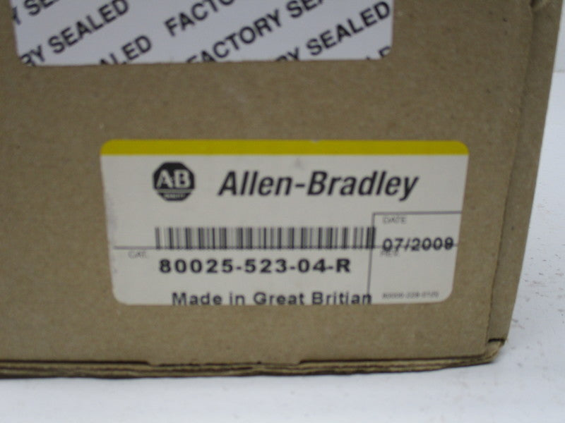 INDUSTRIAL SPARE PART 80025-523-04-R DATE: 07/2009  NSFS