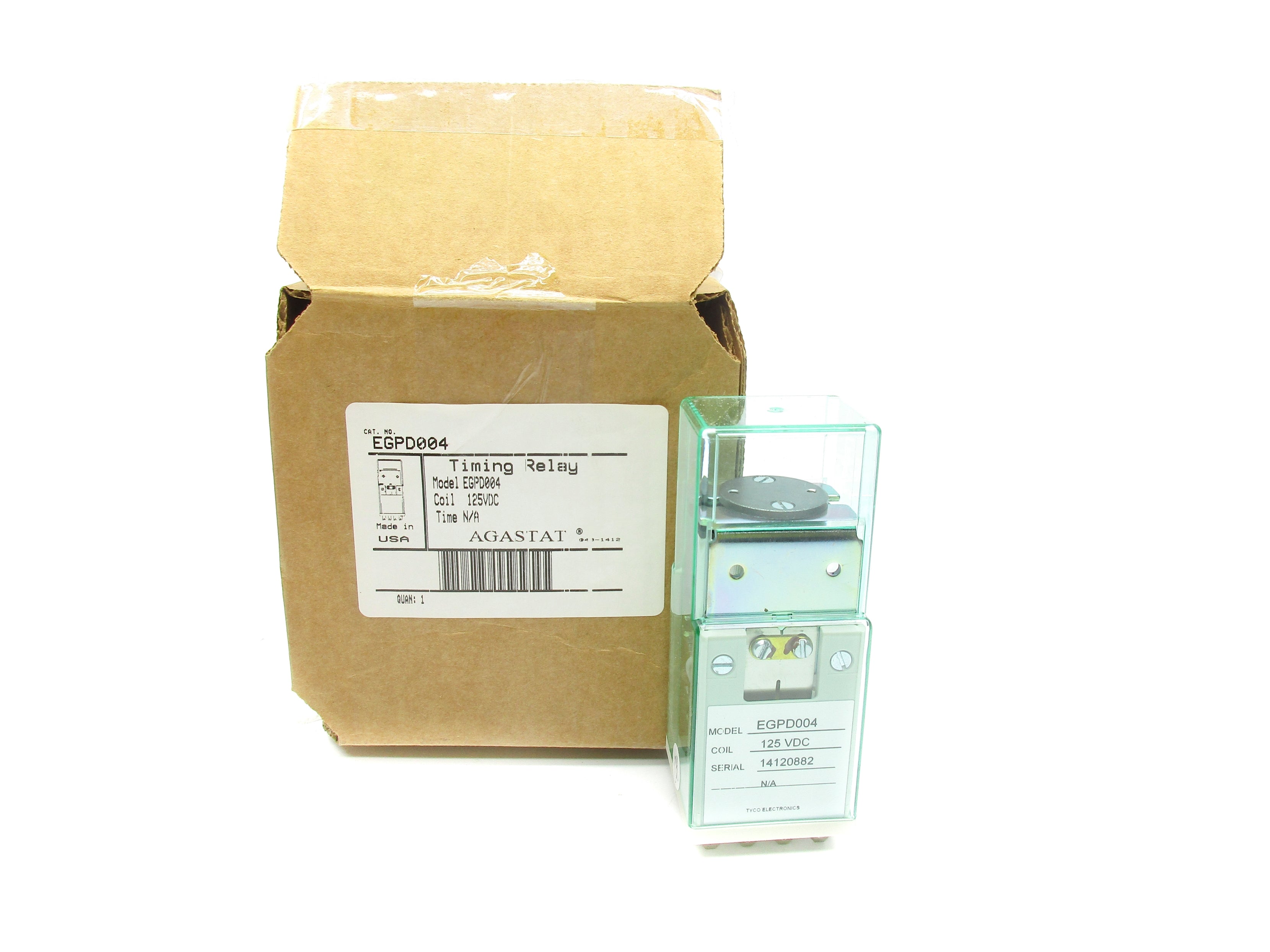 AGASTAT EGPD004 125VDC NSMP