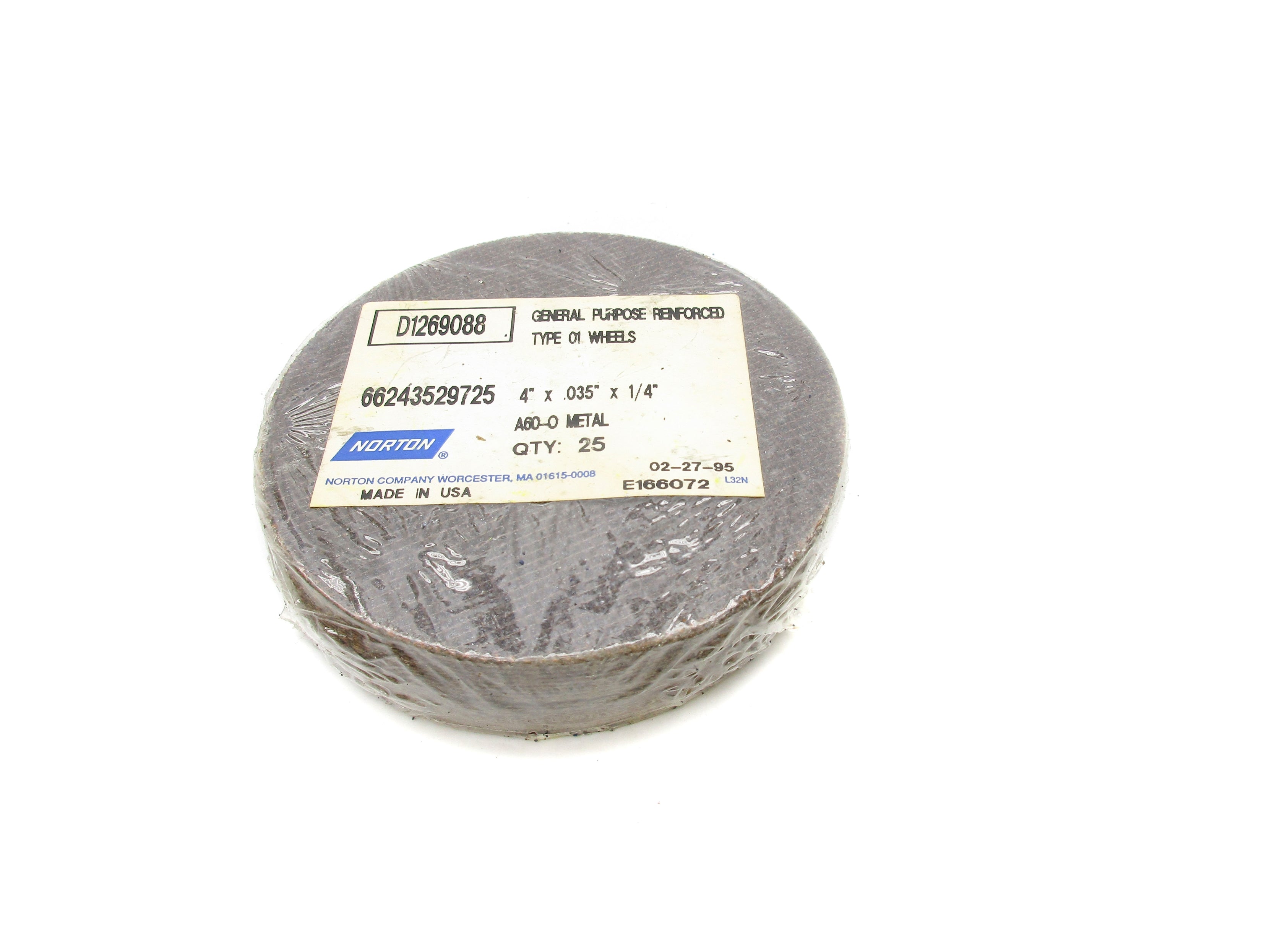 NORTON 66243529725 A60-0 (PKG OF 25) NSMP