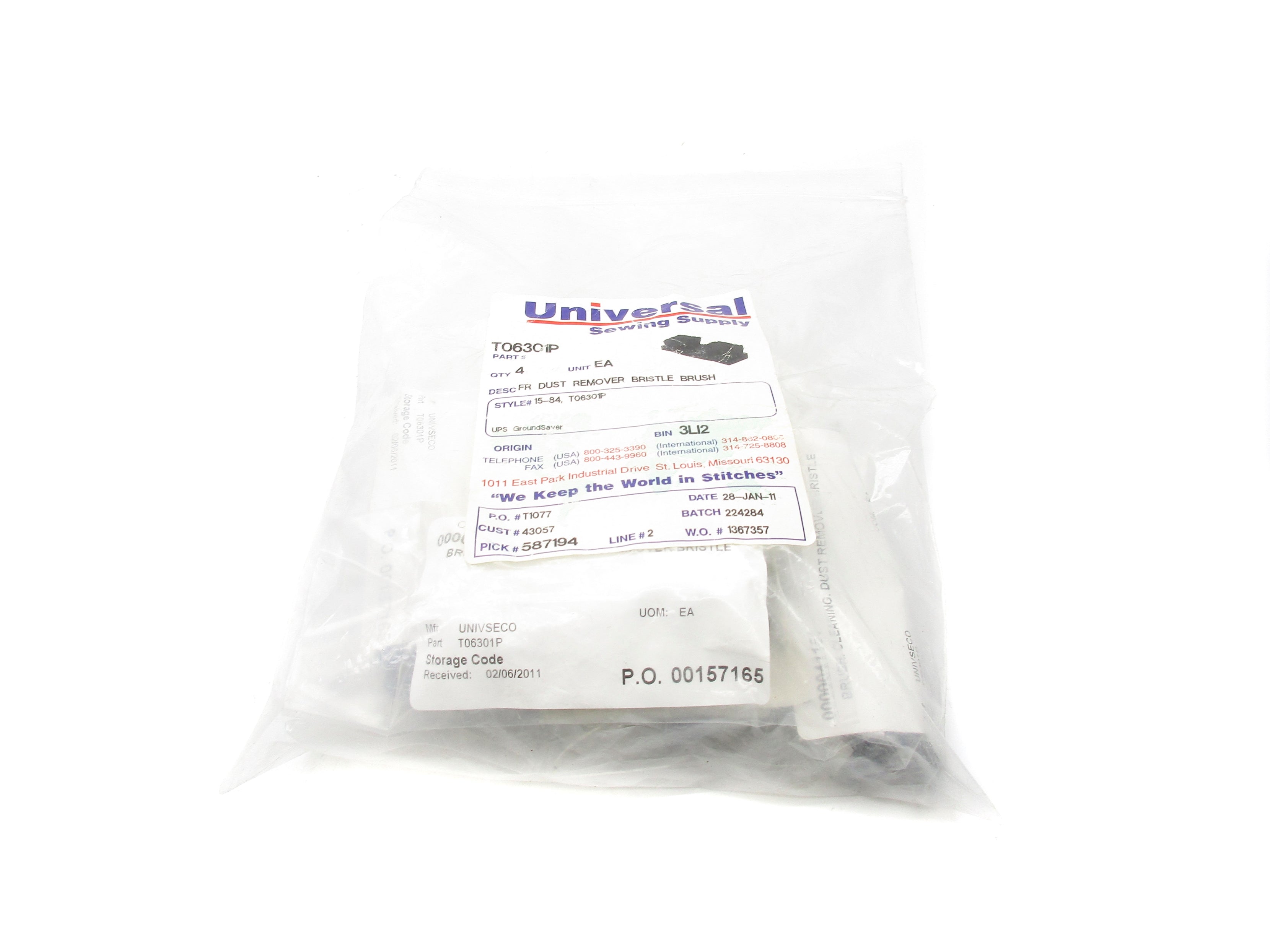 UNIVERSAL SEWING SUPPLY T06301P (PKG OF 4) NSMP