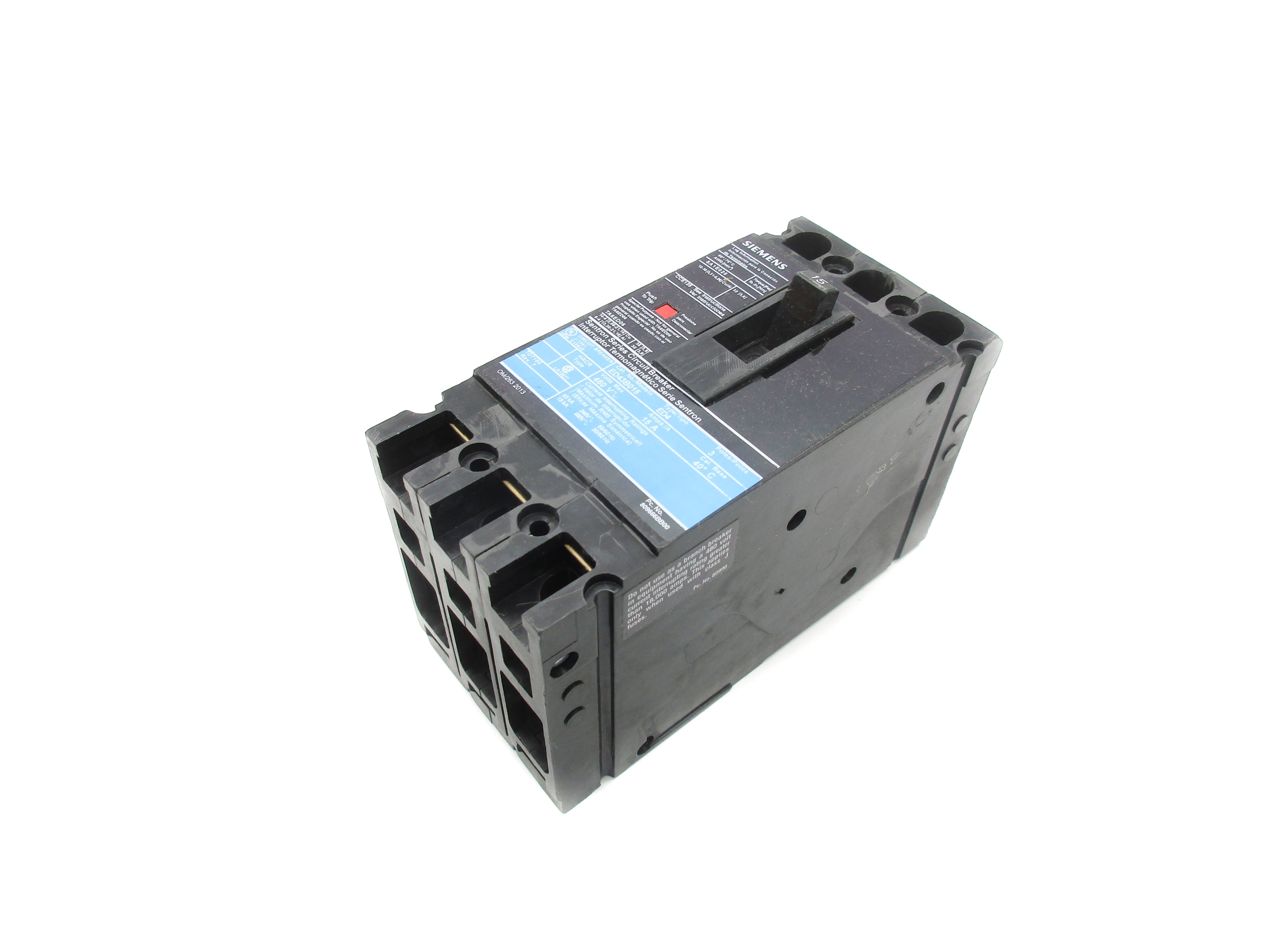 SIEMENS ED43B015 480V 15A NSMP