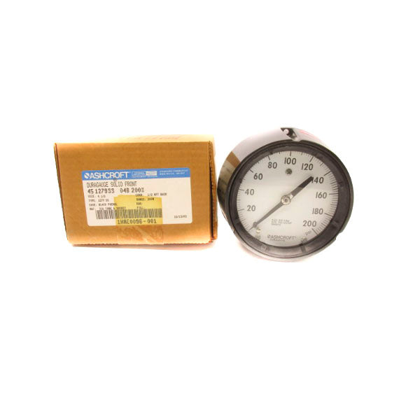 ASHCROFT 45-1279SS-04B-200# 0-200PSI NSMP